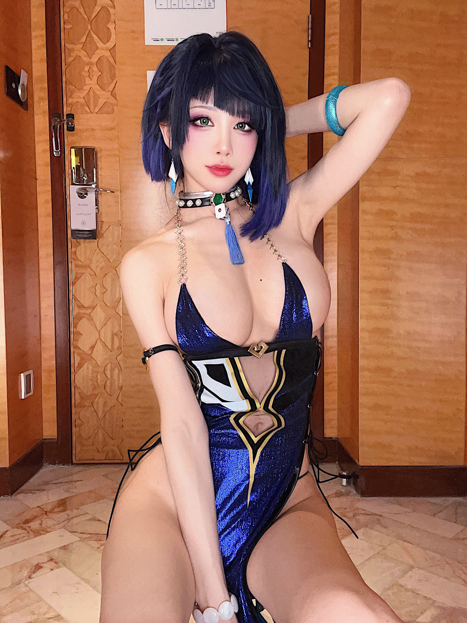 动漫博主水淼aqua – 夜阑 [22P] - 秀人网免费无水印在线套图写真