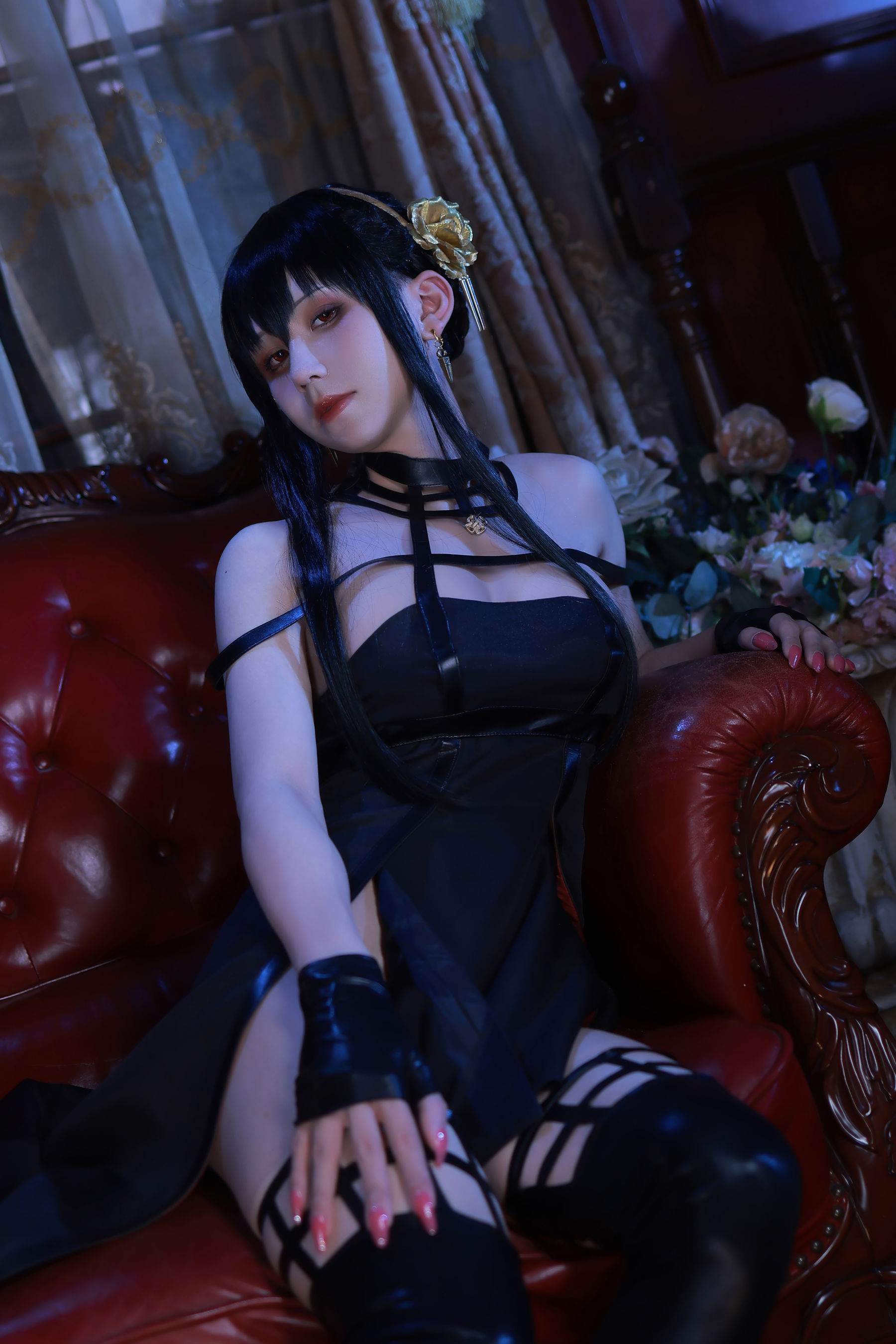 动漫博主桜满三时 – 约尔礼服 [44P] - 秀人网免费无水印在线套图写真