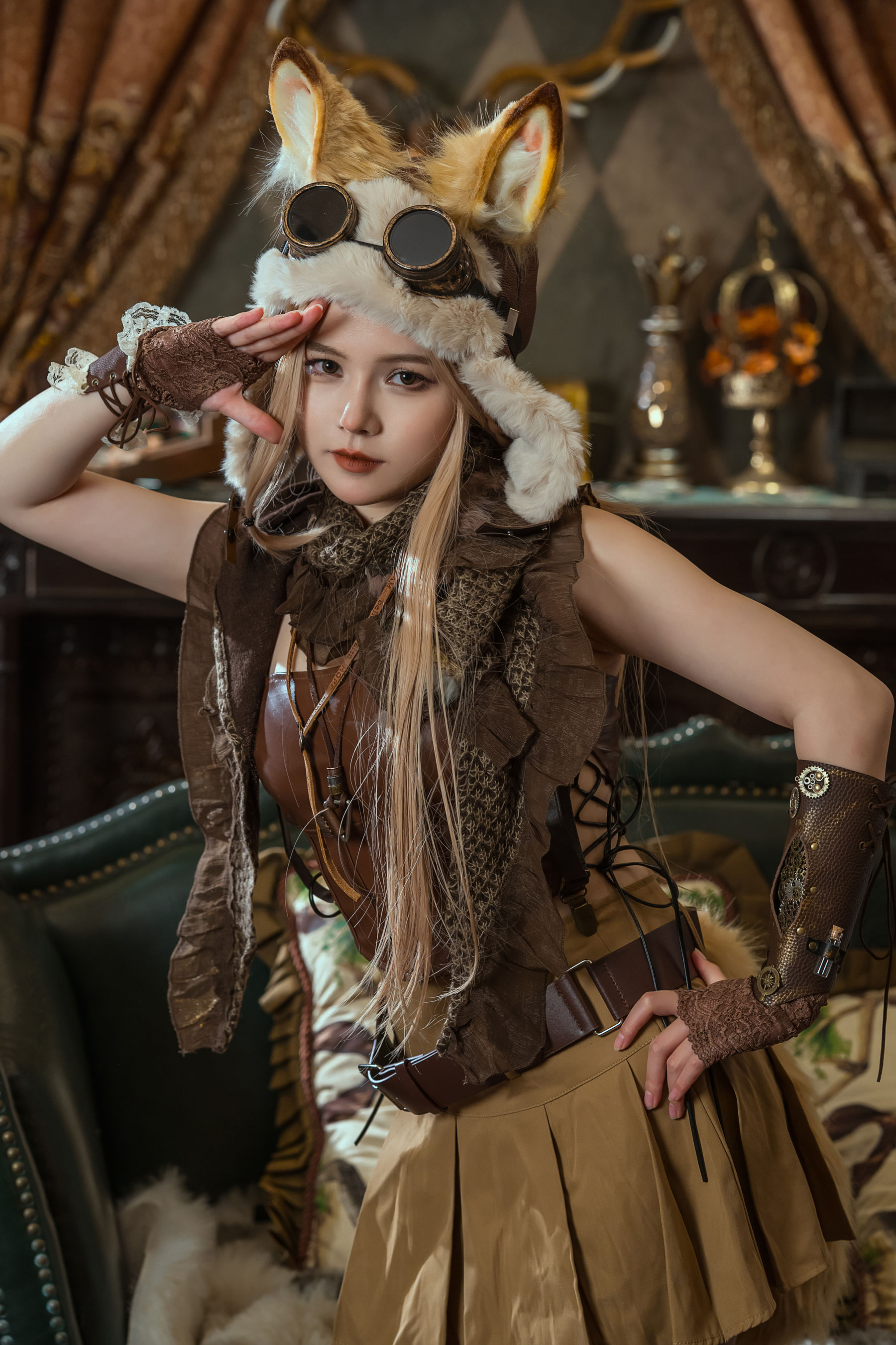 七月喵子 – 幻想兽娘集月食 波克塔耶子 [24P] - 秀人网免费无水印在线套图写真