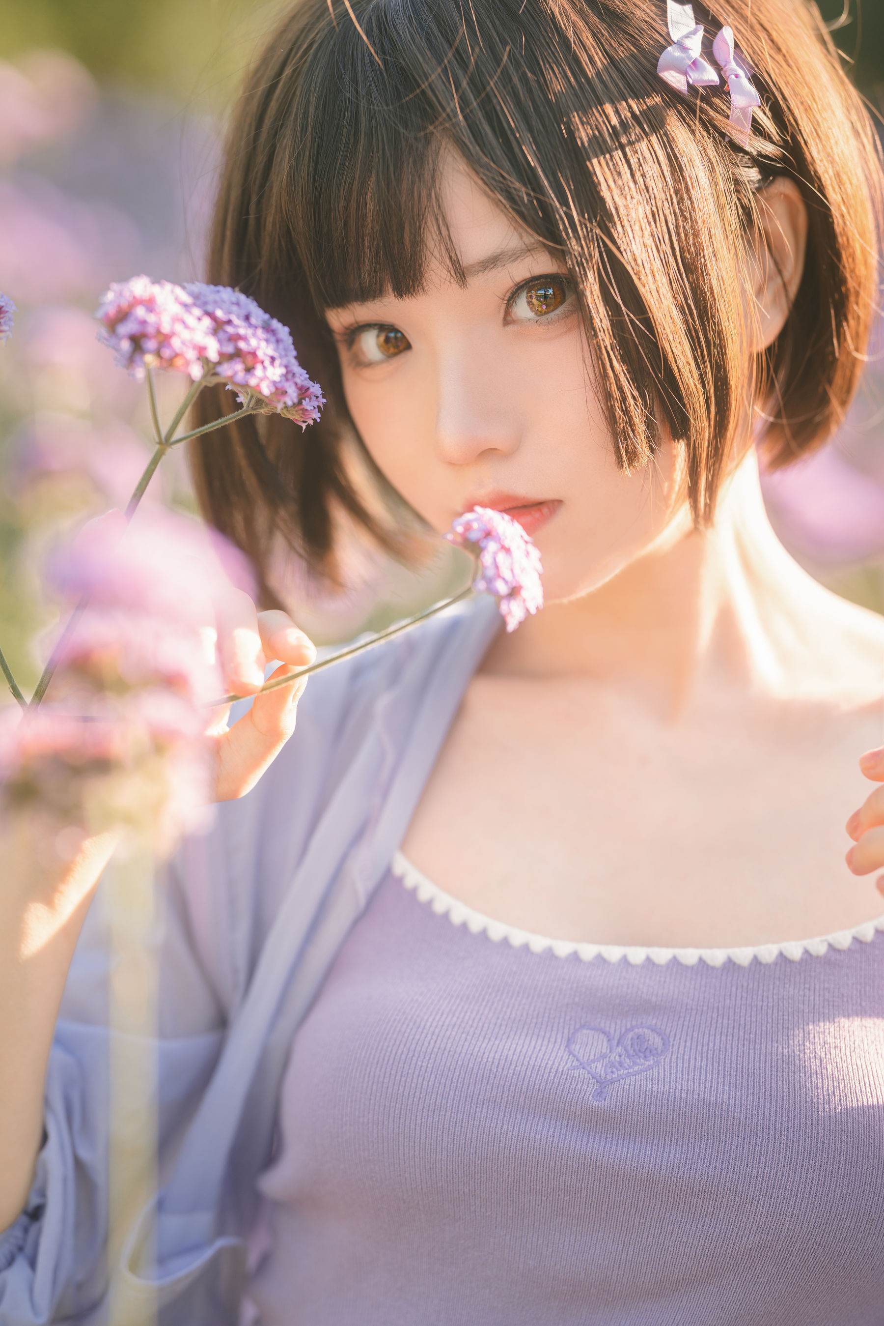 花柒Hana – 马鞭草 [14P] - 秀人网免费无水印在线套图写真