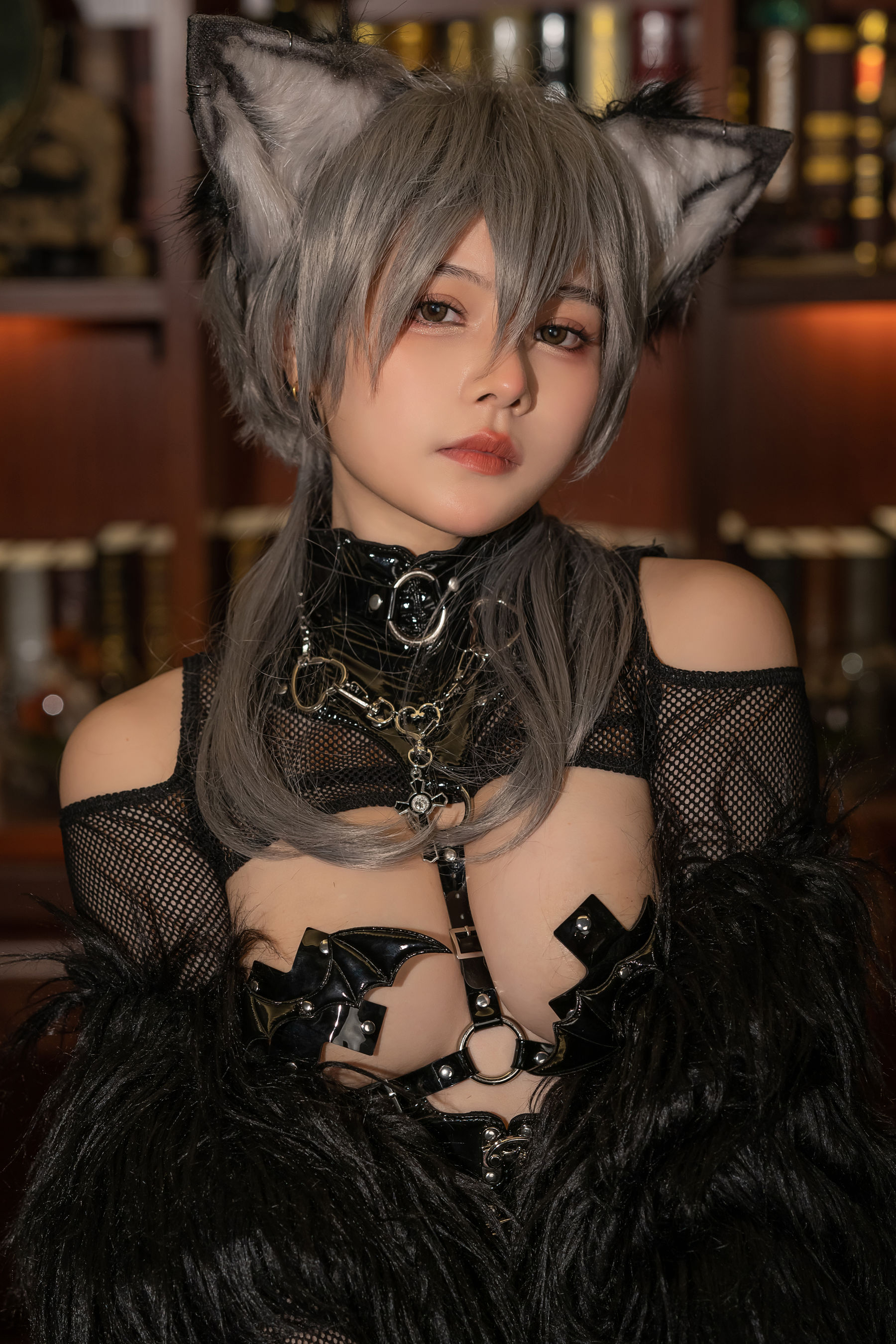 七月喵子 – 幻想兽娘集月食 克丝古 [17P] - 秀人网免费无水印在线套图写真