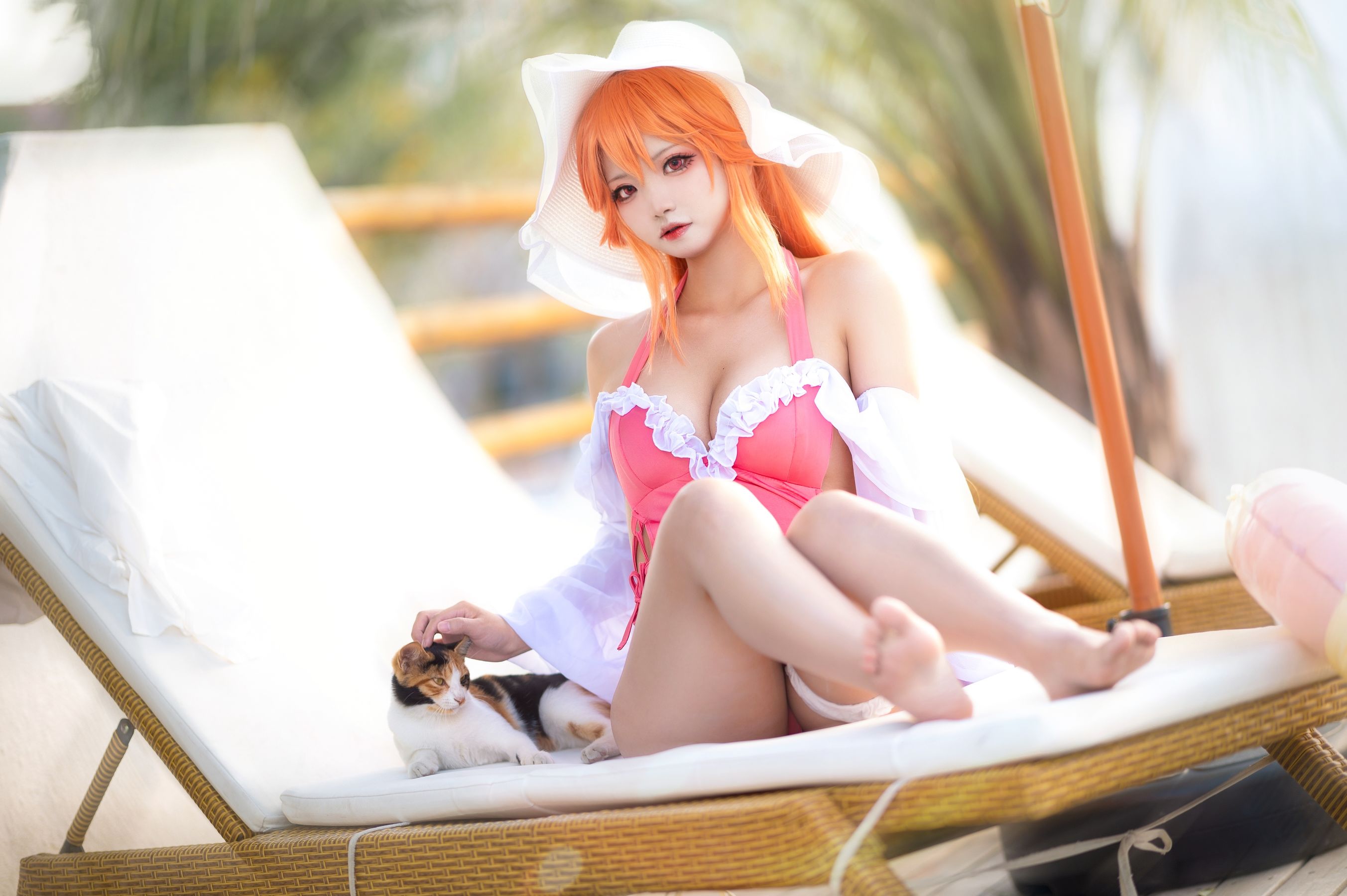 伊喵君 – 碧蓝航线 黎塞留泳装 [29P] - 秀人网免费无水印在线套图写真