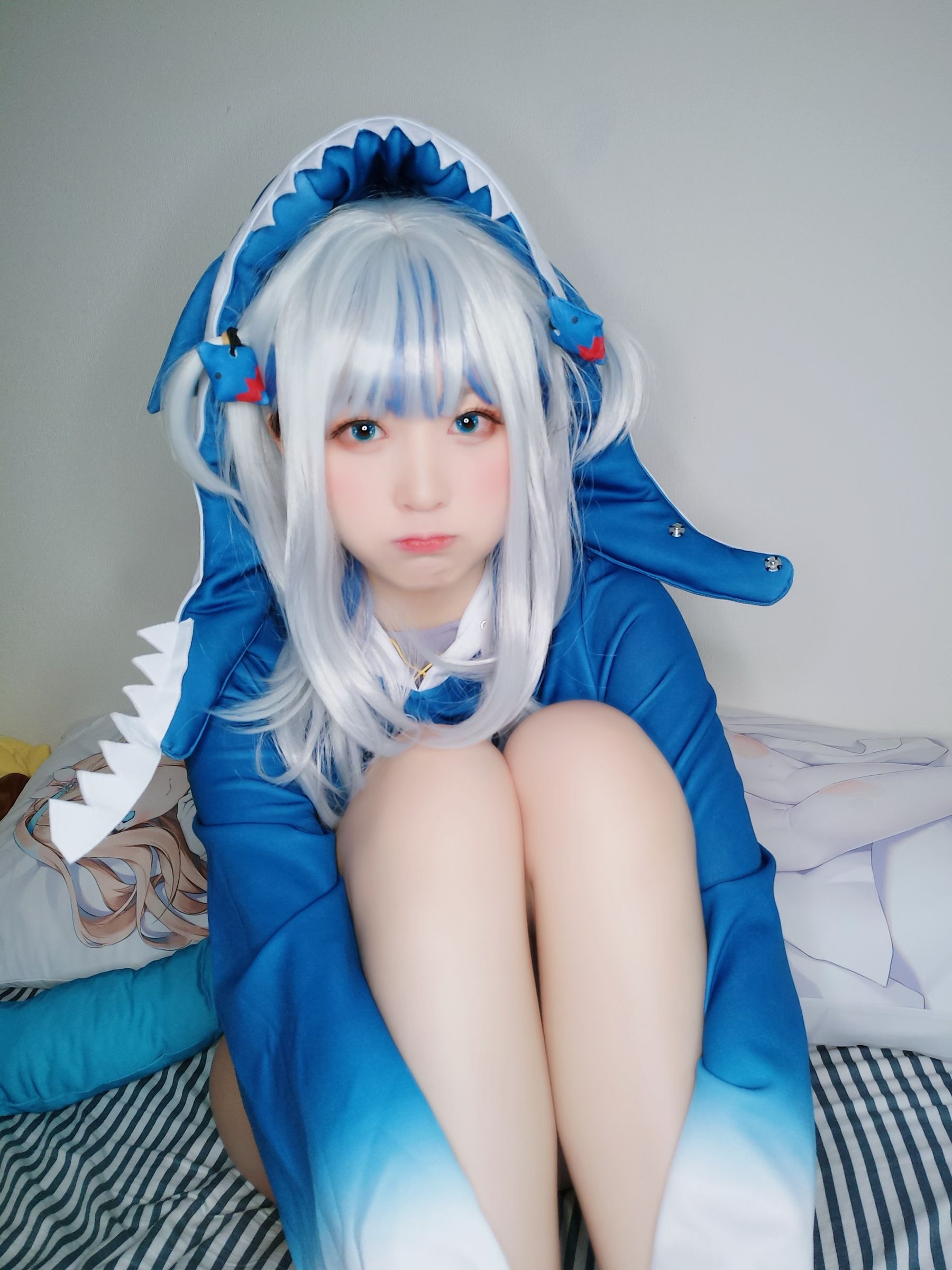 Yuki亭 – Gawer gura cosplay [14P] - 秀人网免费无水印在线套图写真