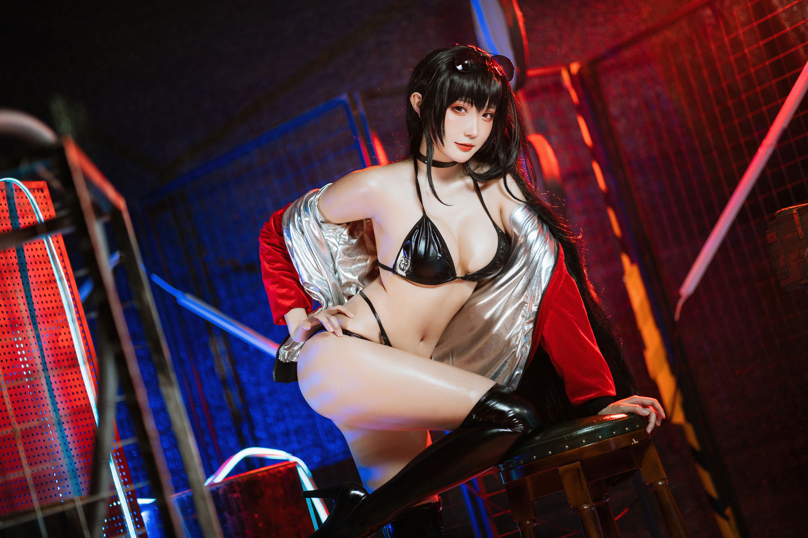 Coser瓜希酱福利 碧蓝航线 大凤赛车 [22P] - 秀人网免费无水印在线套图写真