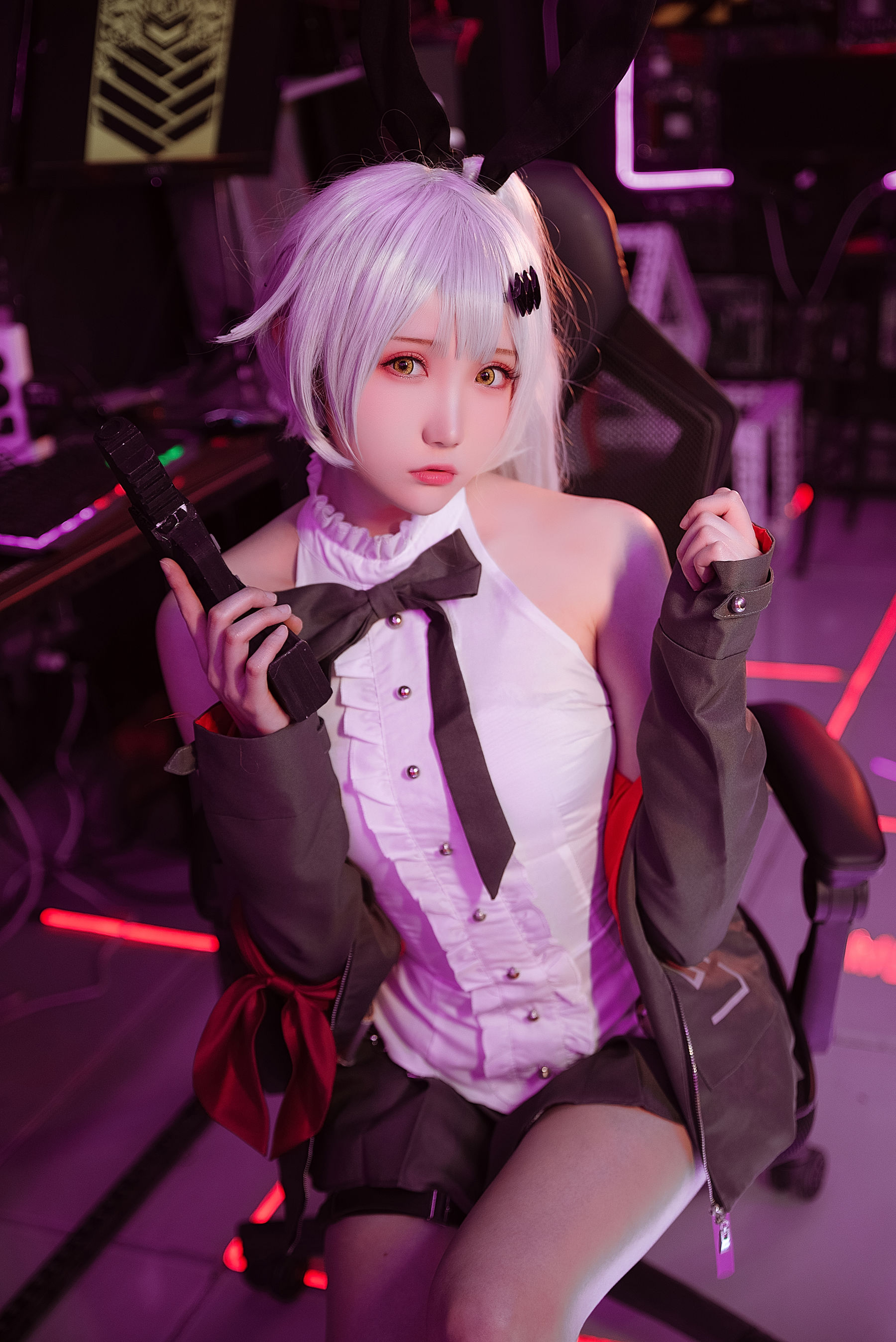Coser瓜希酱福利 少女前线 FN-57 Five-seveN [21P] - 秀人网免费无水印在线套图写真