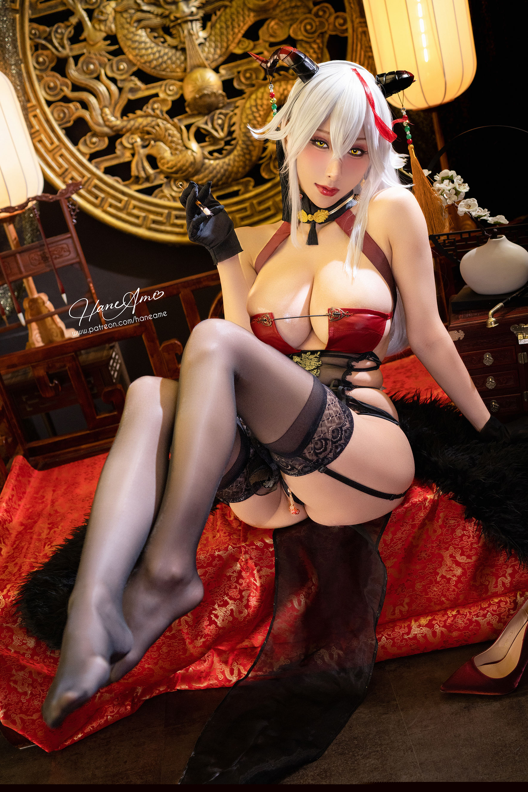 Hane 雨波写真 – AzurLane Agir Chipao 埃吉爾旗袍 [43P] - 秀人网免费无水印在线套图写真