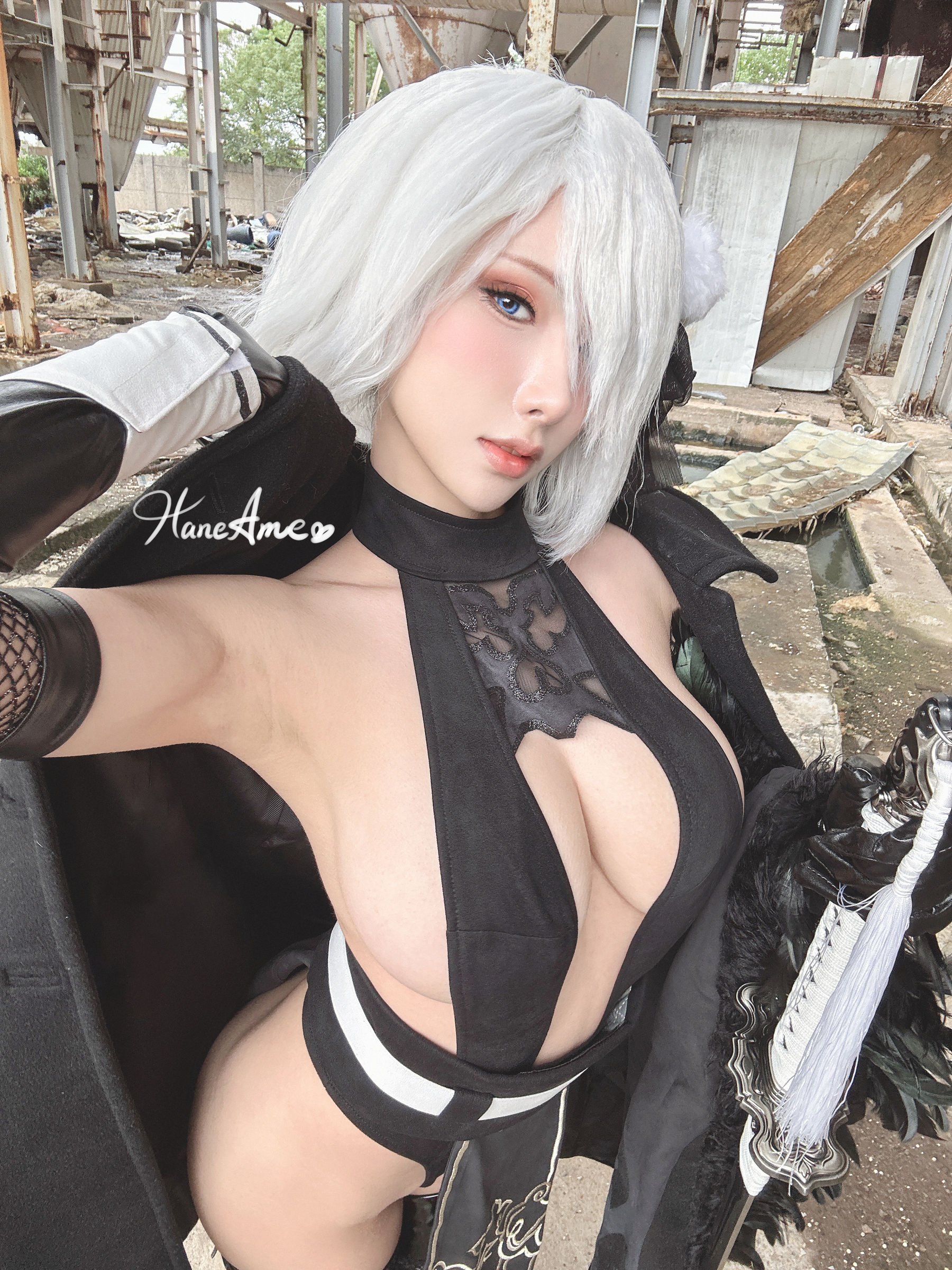 Hane Ame 雨波写真 – Nier 2BSelfie [45P] - 秀人网免费无水印在线套图写真