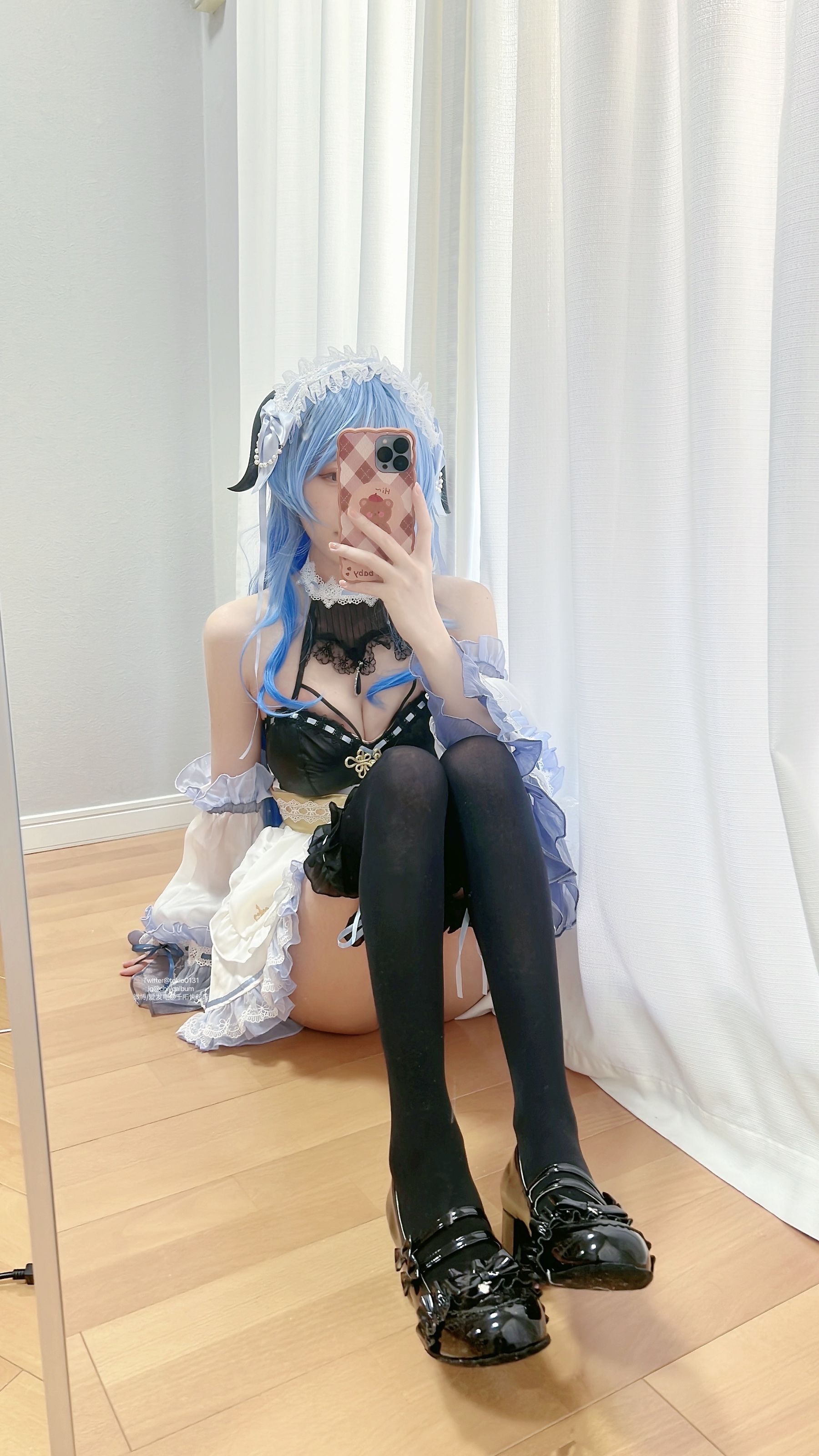 千阳(ちよ) – 甘雨ちゃん [25P] - 秀人网免费无水印在线套图写真