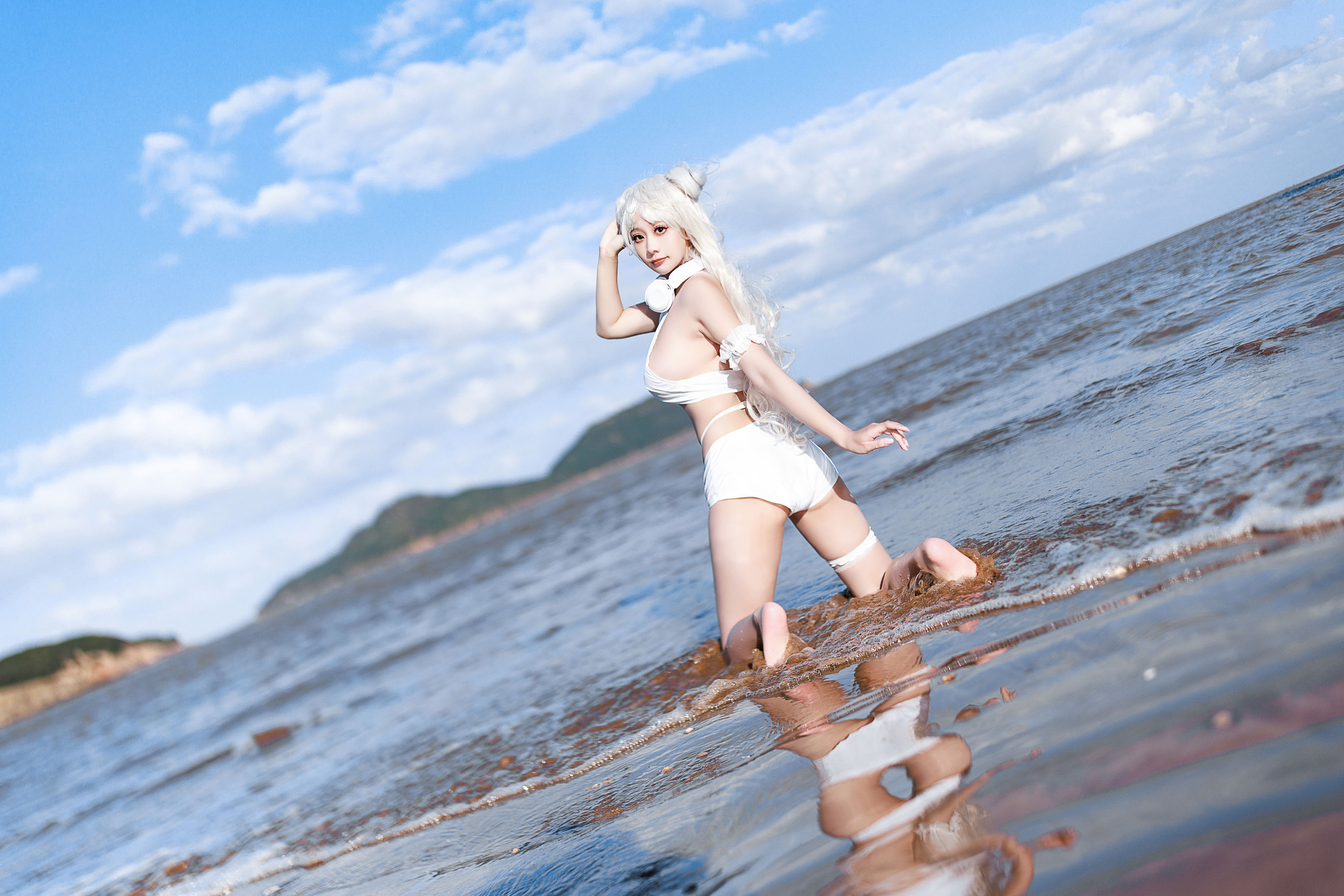 阿雪雪 – 恶毒泳装 [49P] - 秀人网免费无水印在线套图写真