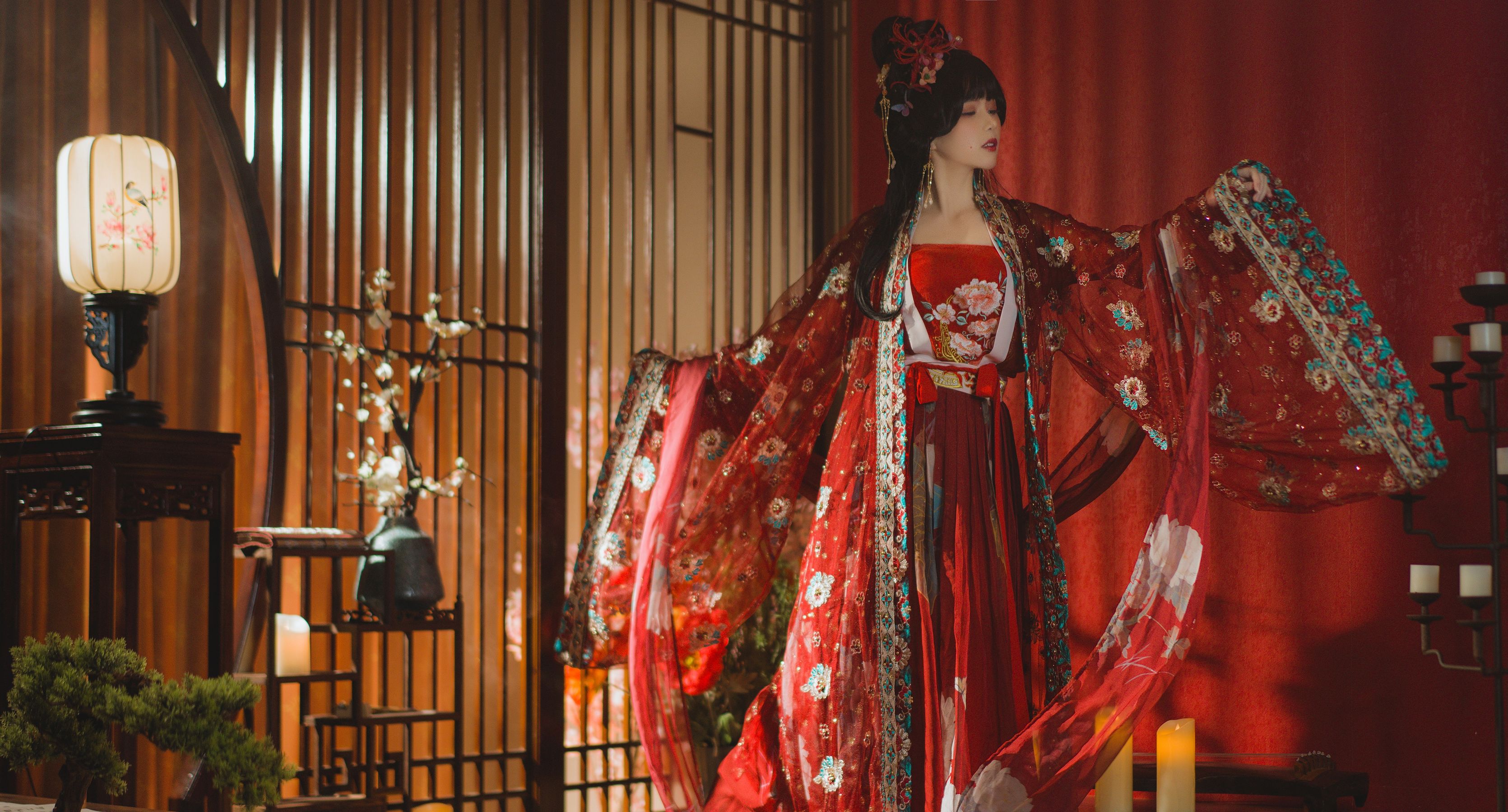 凛子酱 – 抚绸衣庄 [25P] - 秀人网免费无水印在线套图写真