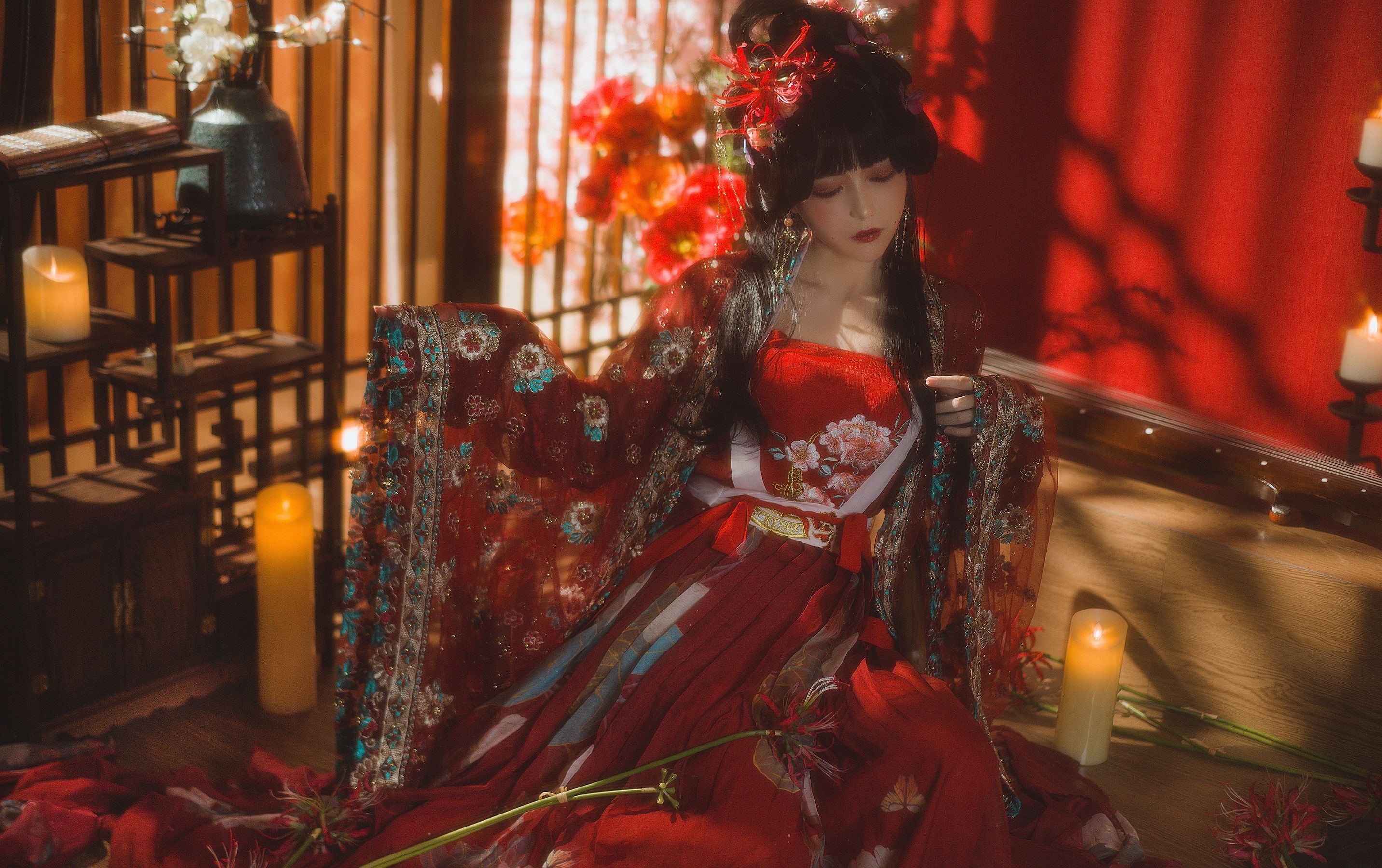 凛子酱 – 抚绸衣庄 [25P] - 秀人网免费无水印在线套图写真