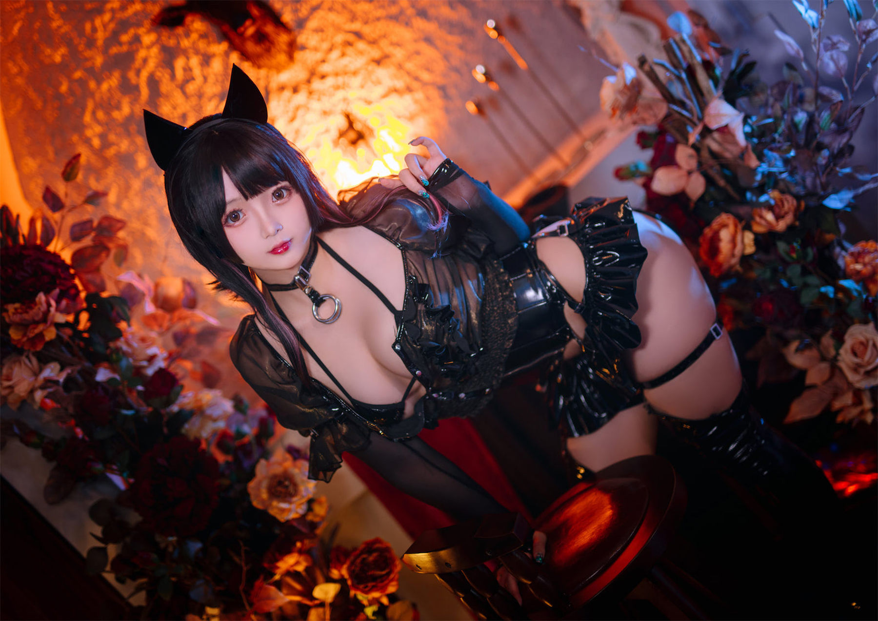 Cosplay日奈娇 – 皮衣系列 [123P] - 秀人网免费无水印在线套图写真