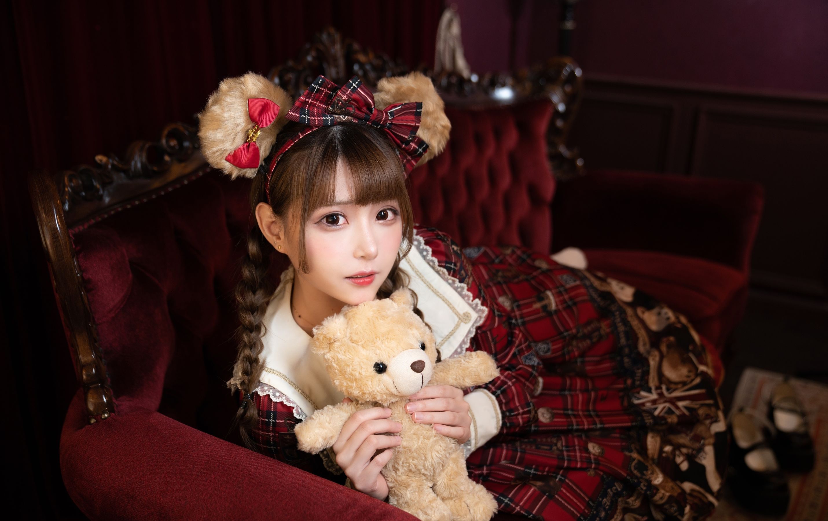 凛子酱 – Lolita 泰迪熊 [10P] - 秀人网免费无水印在线套图写真