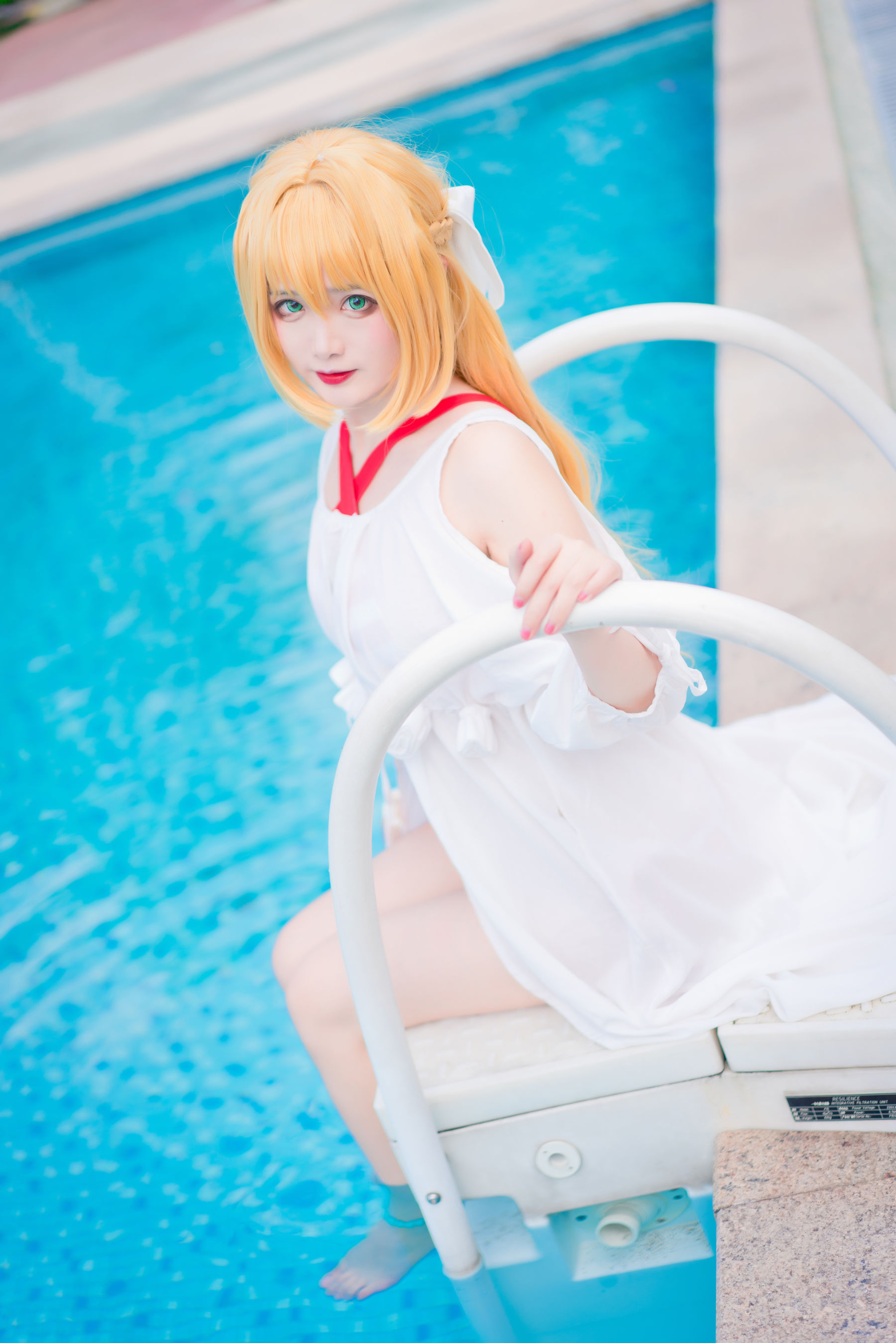 七海抹茶酱 – 尼禄泳装 [17P] - 秀人网免费无水印在线套图写真