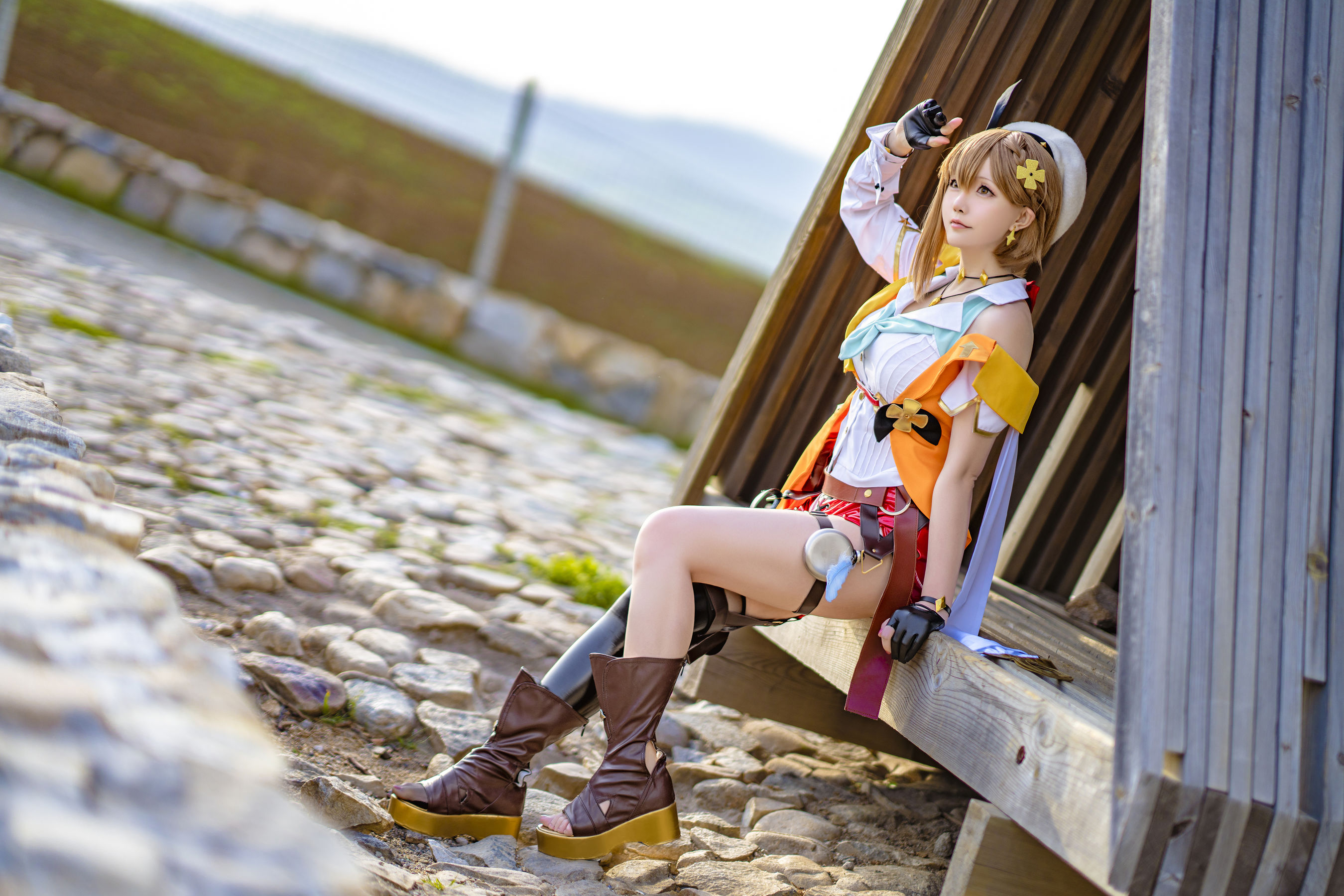 Coser小姐姐星之迟迟 – 莱莎的炼金工坊 [38P] - 秀人网免费无水印在线套图写真