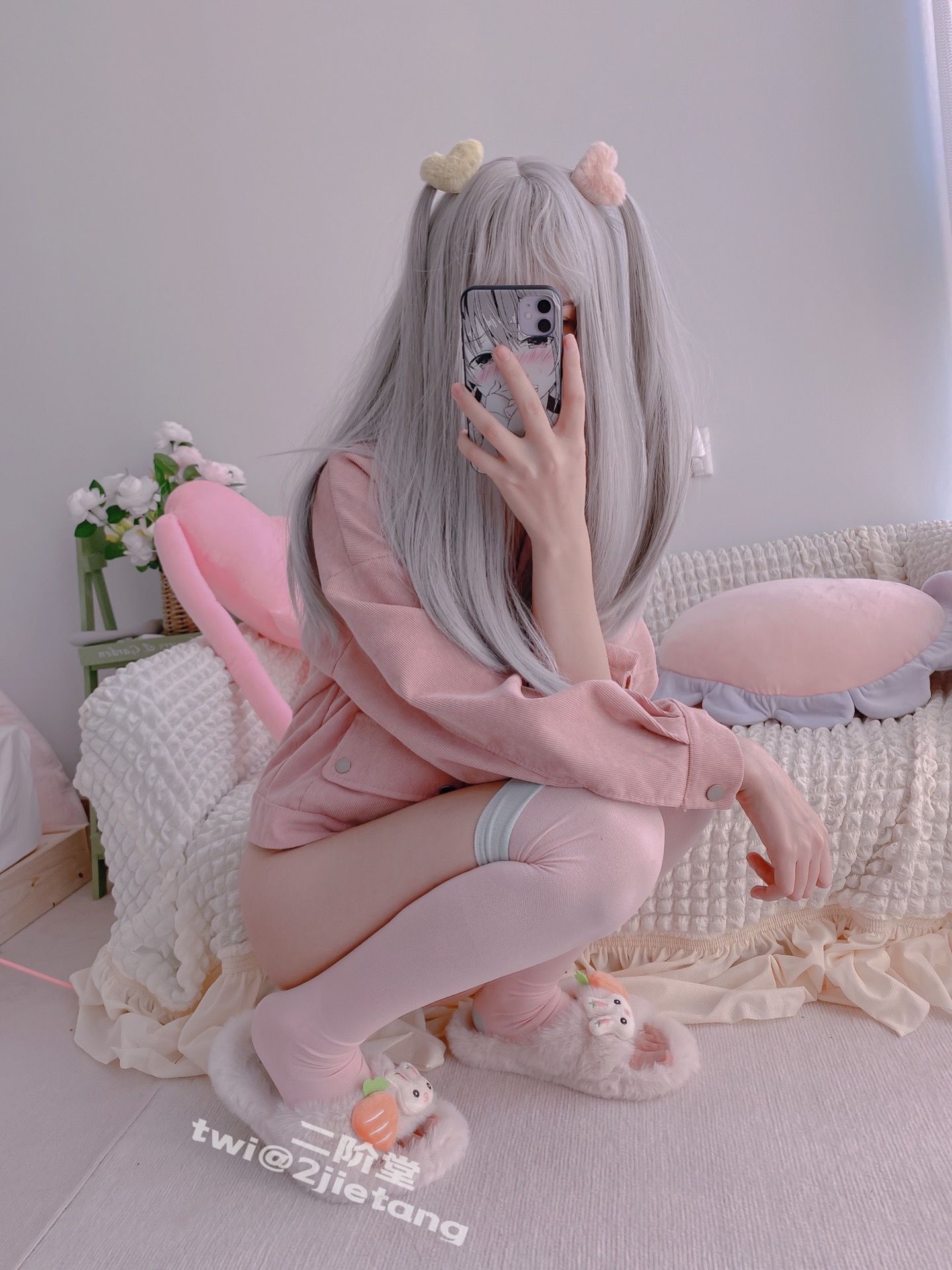 二阶堂 – 今天是粉色 [106P] - 秀人网免费无水印在线套图写真