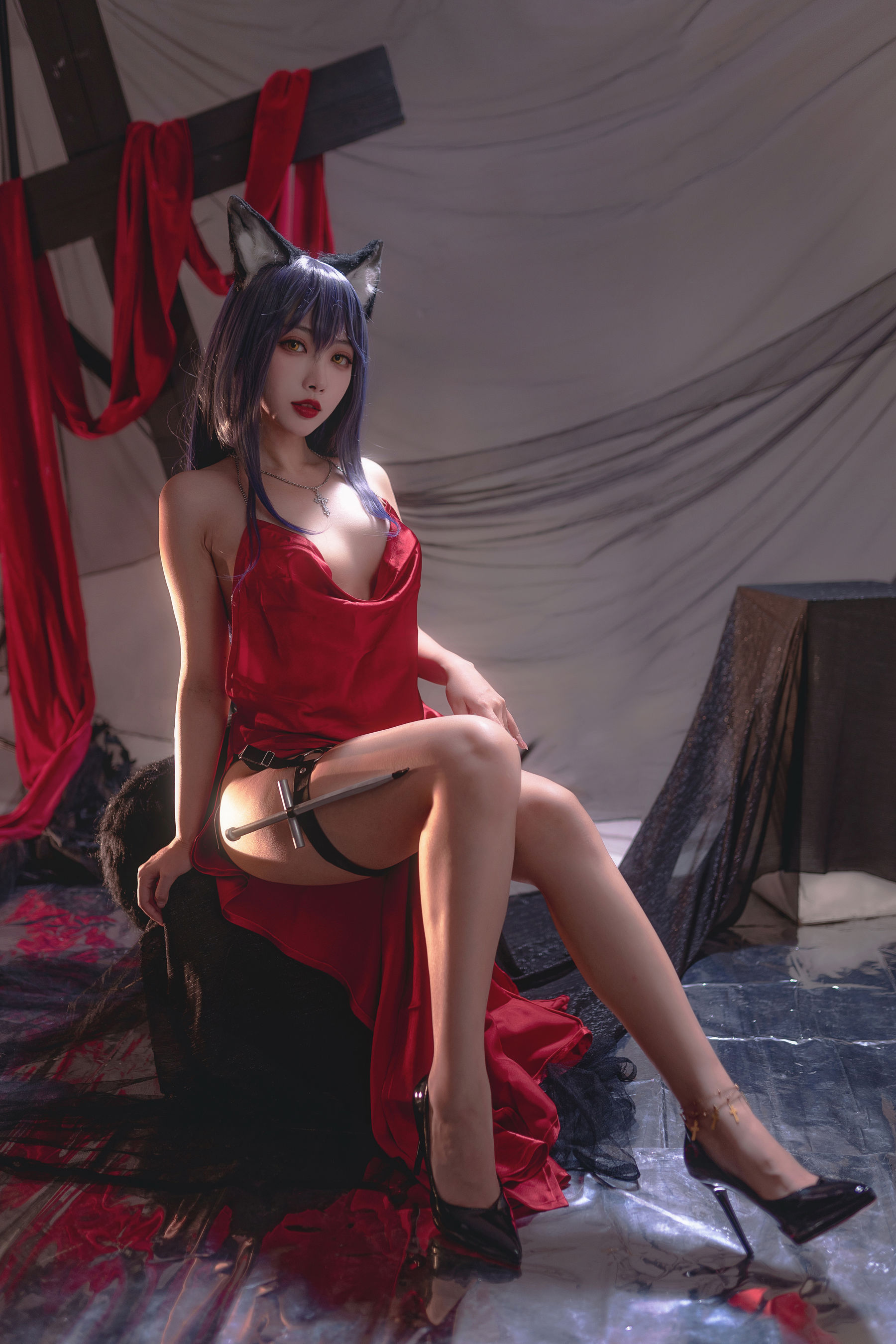 宫本桜 – 德克萨斯同人礼服 [23P] - 秀人网免费无水印在线套图写真