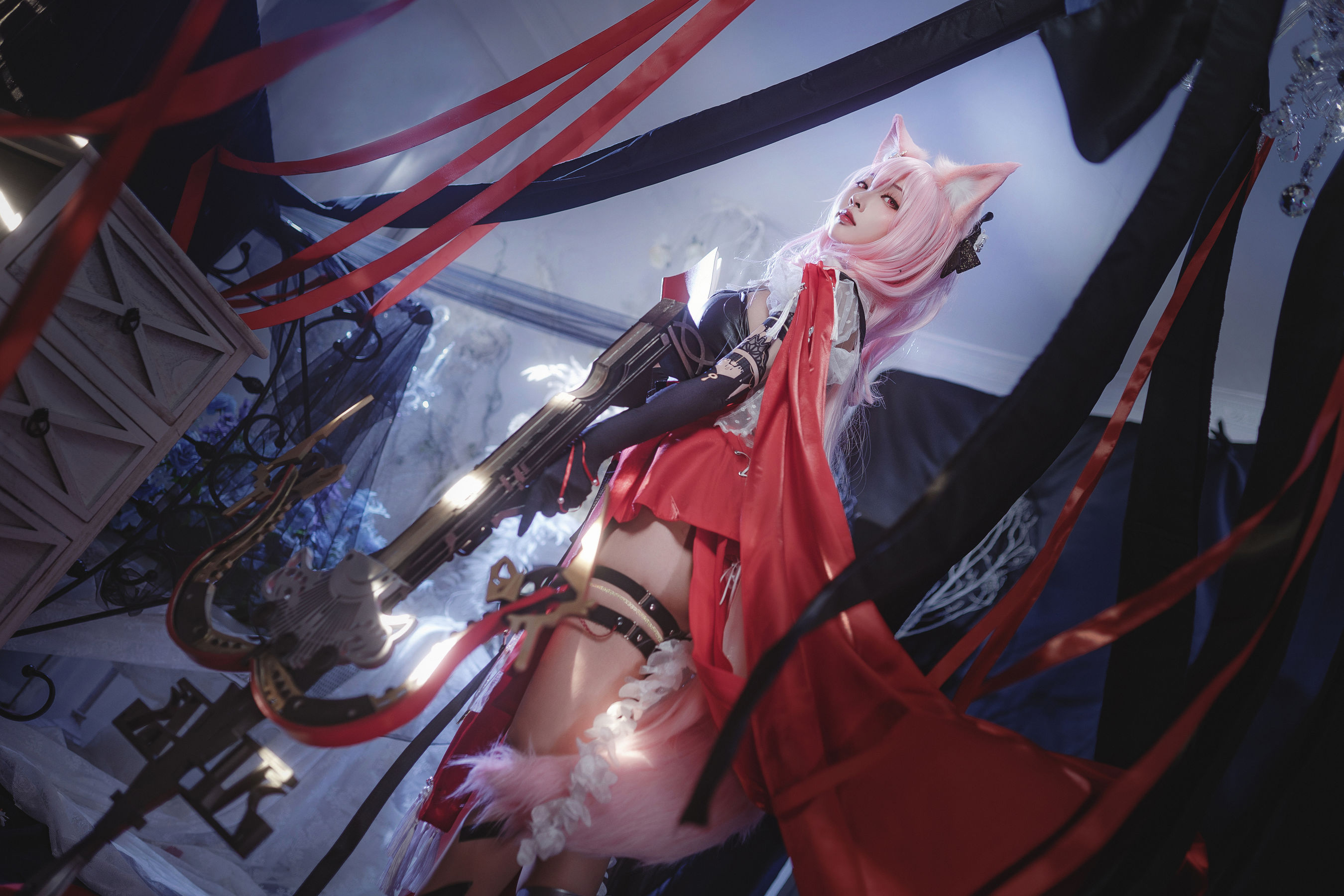 宫本桜 – 明日方舟 鸿雪 [18P] - 秀人网免费无水印在线套图写真