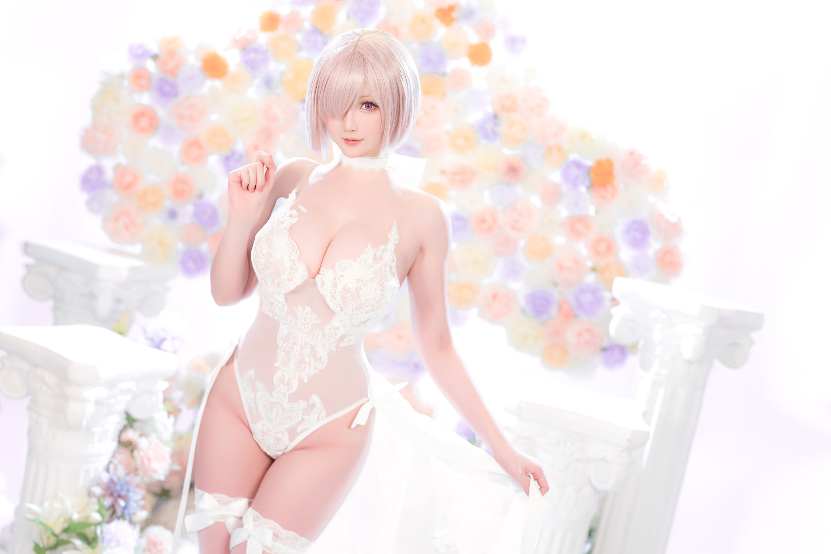 Coser小姐姐星之迟迟 – 玛修同人婚纱 [78P] - 秀人网免费无水印在线套图写真