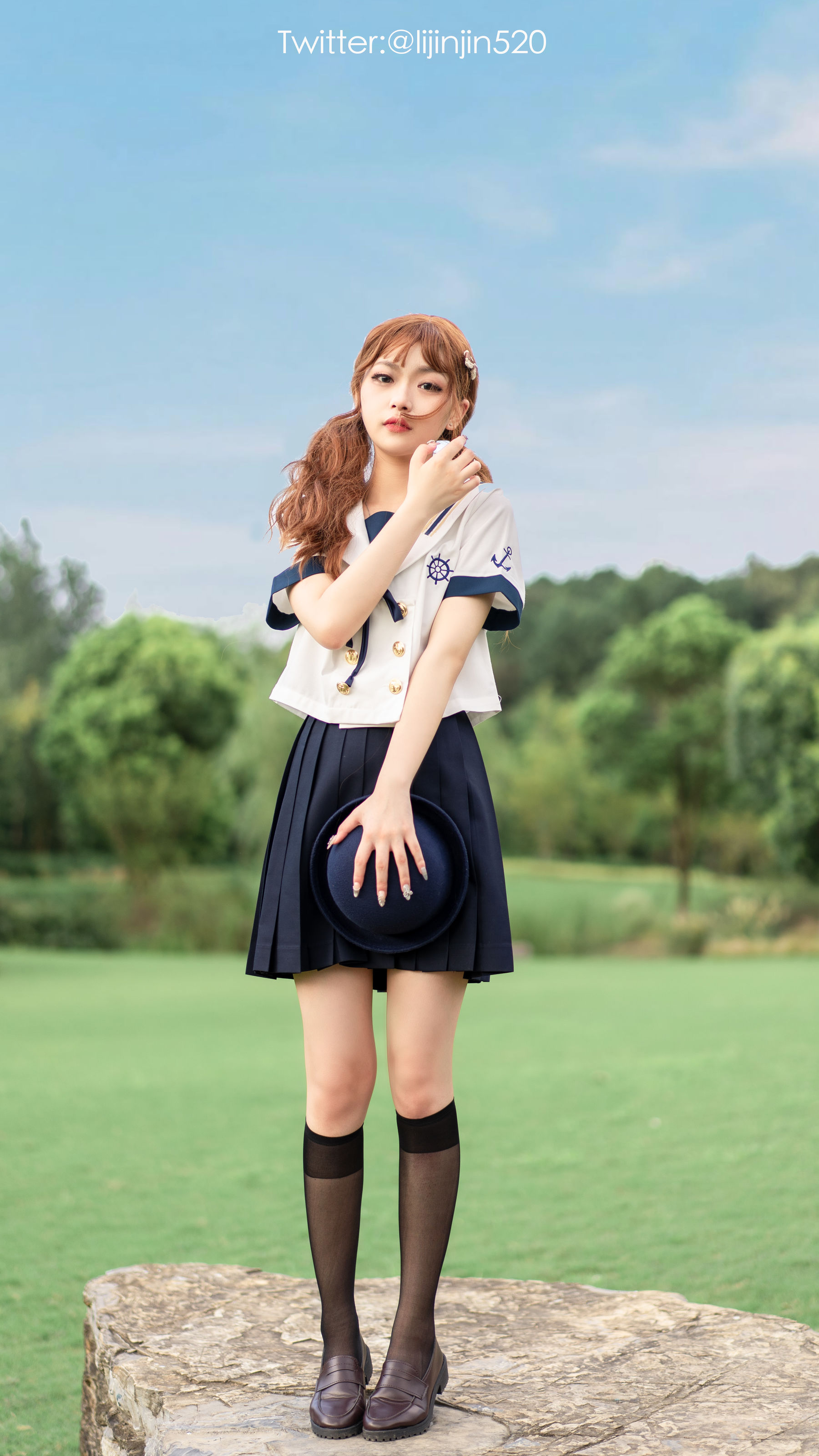 梨瑾瑾 – 水手 [23P] - 秀人网免费无水印在线套图写真