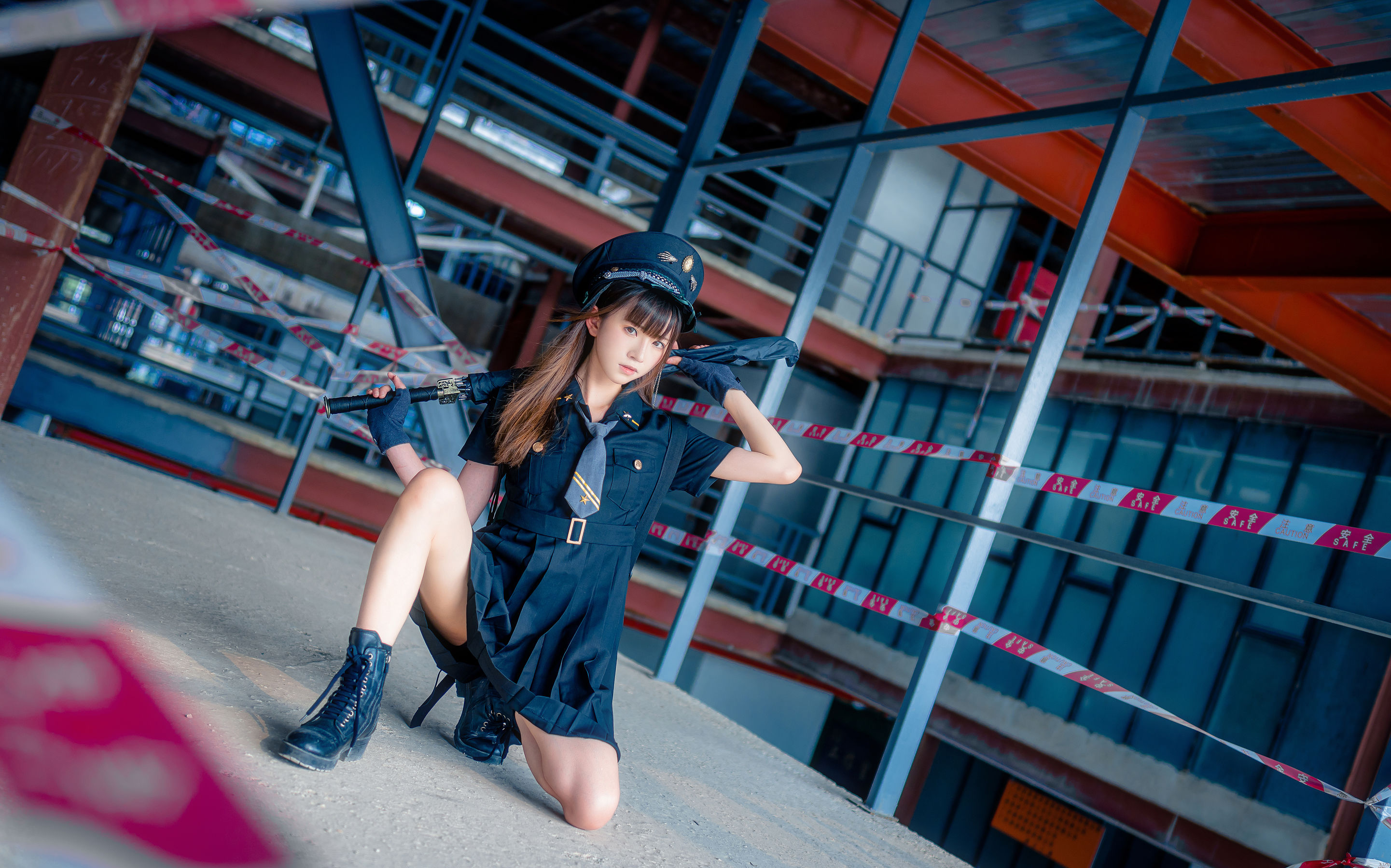 动漫博主Kitaro_绮太郎 – 制服 [14P] - 秀人网免费无水印在线套图写真