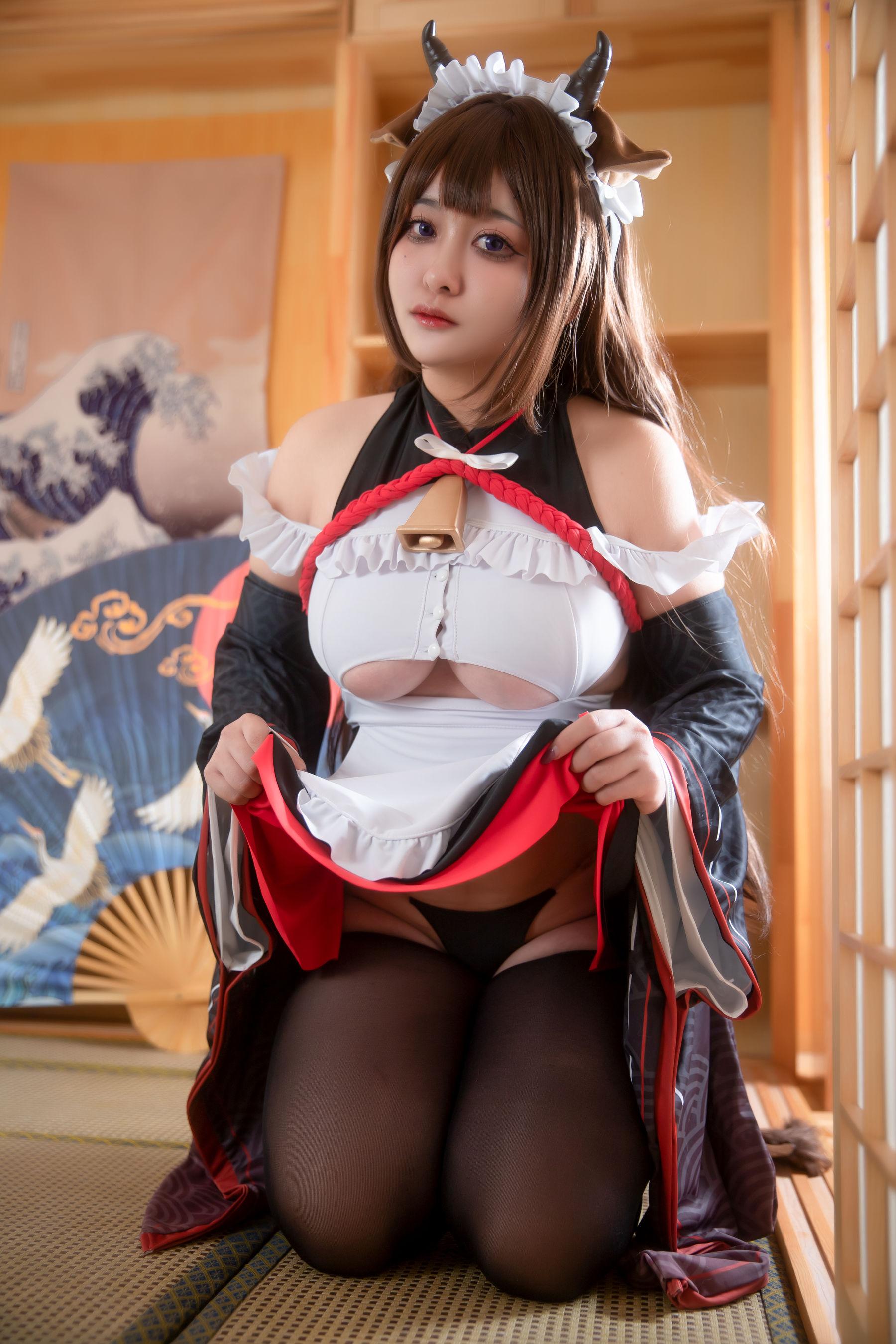 动漫博主洛璃LoLiSAMA – 樫野 迷糊女仆 [64P] - 秀人网免费无水印在线套图写真