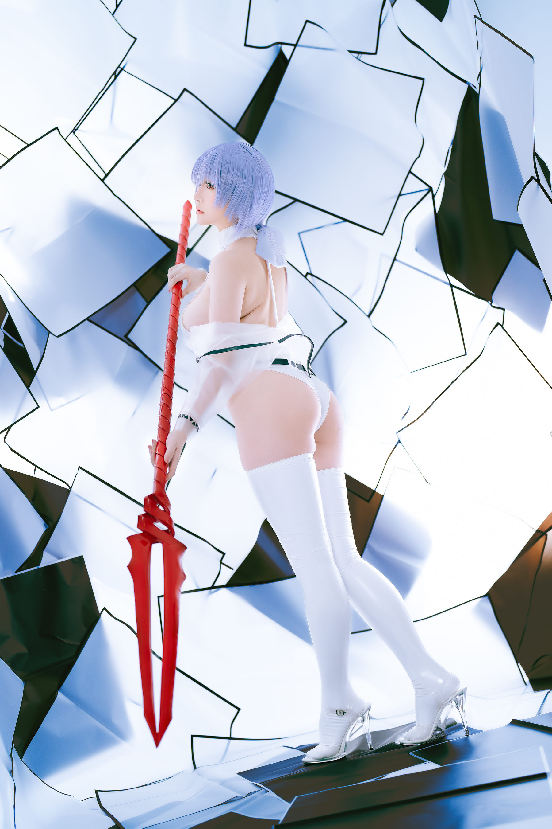 Coser小姐姐星之迟迟 – 绫波丽同人 [61P] - 秀人网免费无水印在线套图写真