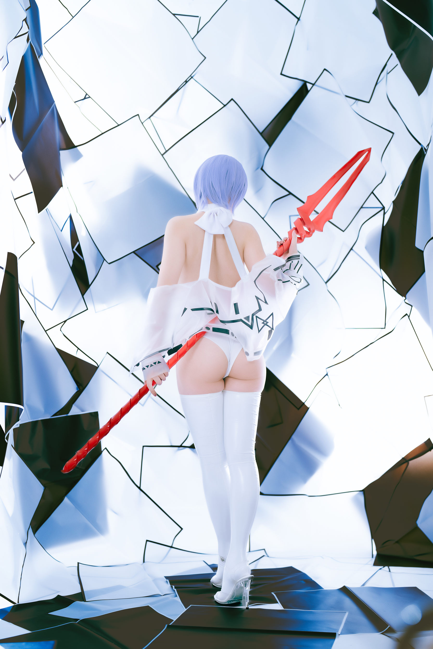 Coser小姐姐星之迟迟 – 绫波丽同人 [61P] - 秀人网免费无水印在线套图写真