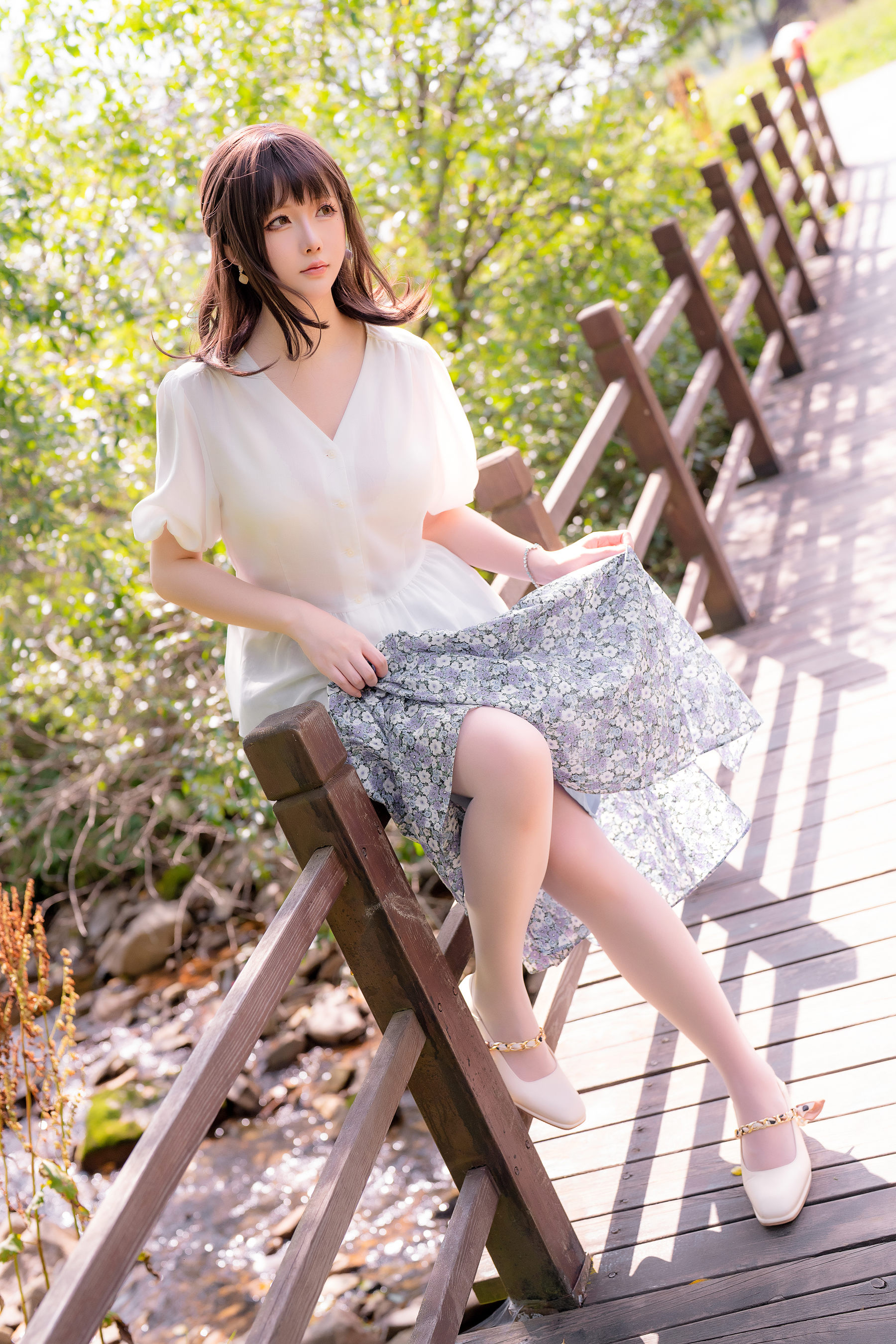 Coser小姐姐星之迟迟 – 户外 多云转晴 [46P] - 秀人网免费无水印在线套图写真