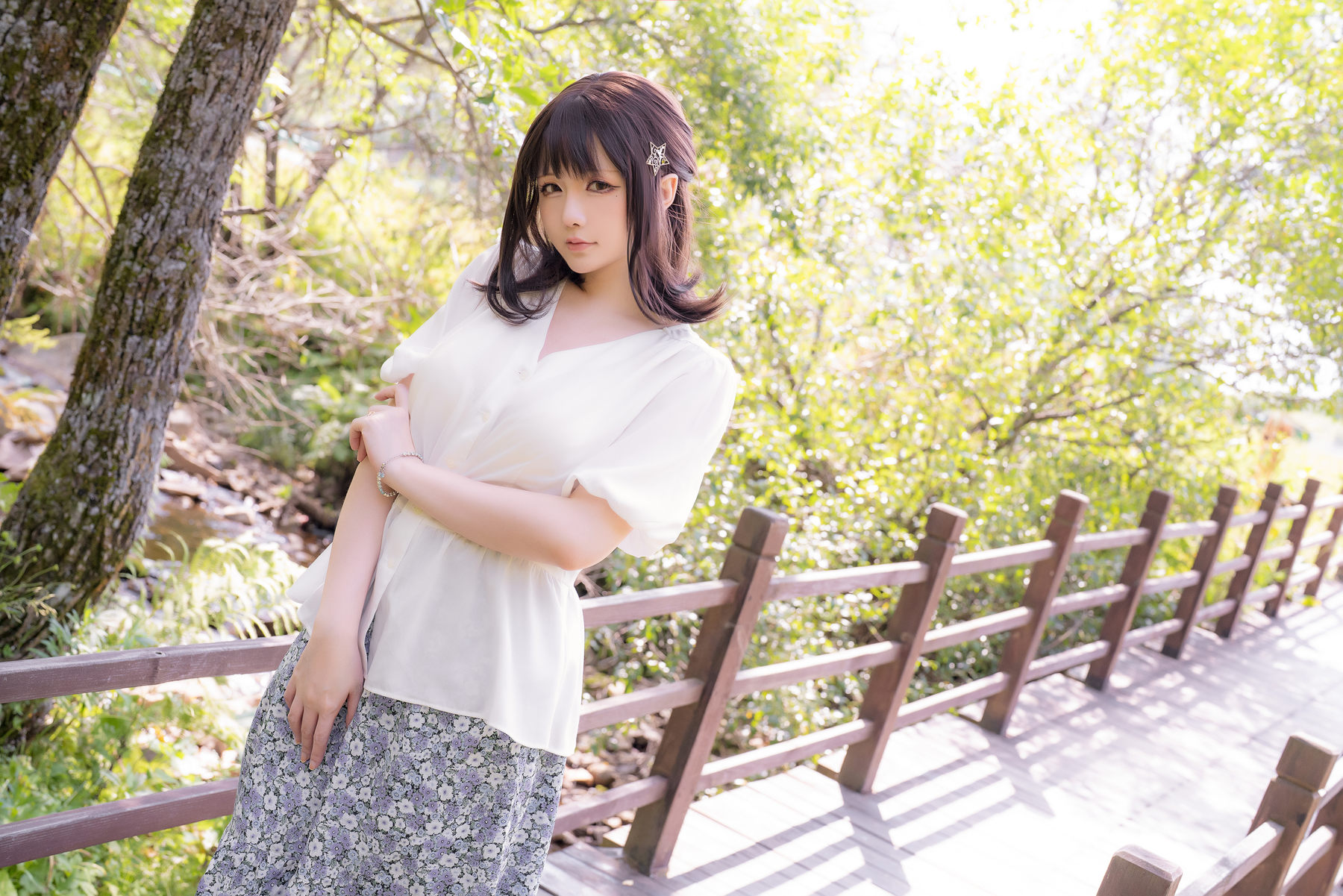 Coser小姐姐星之迟迟 – 户外 多云转晴 [46P] - 秀人网免费无水印在线套图写真