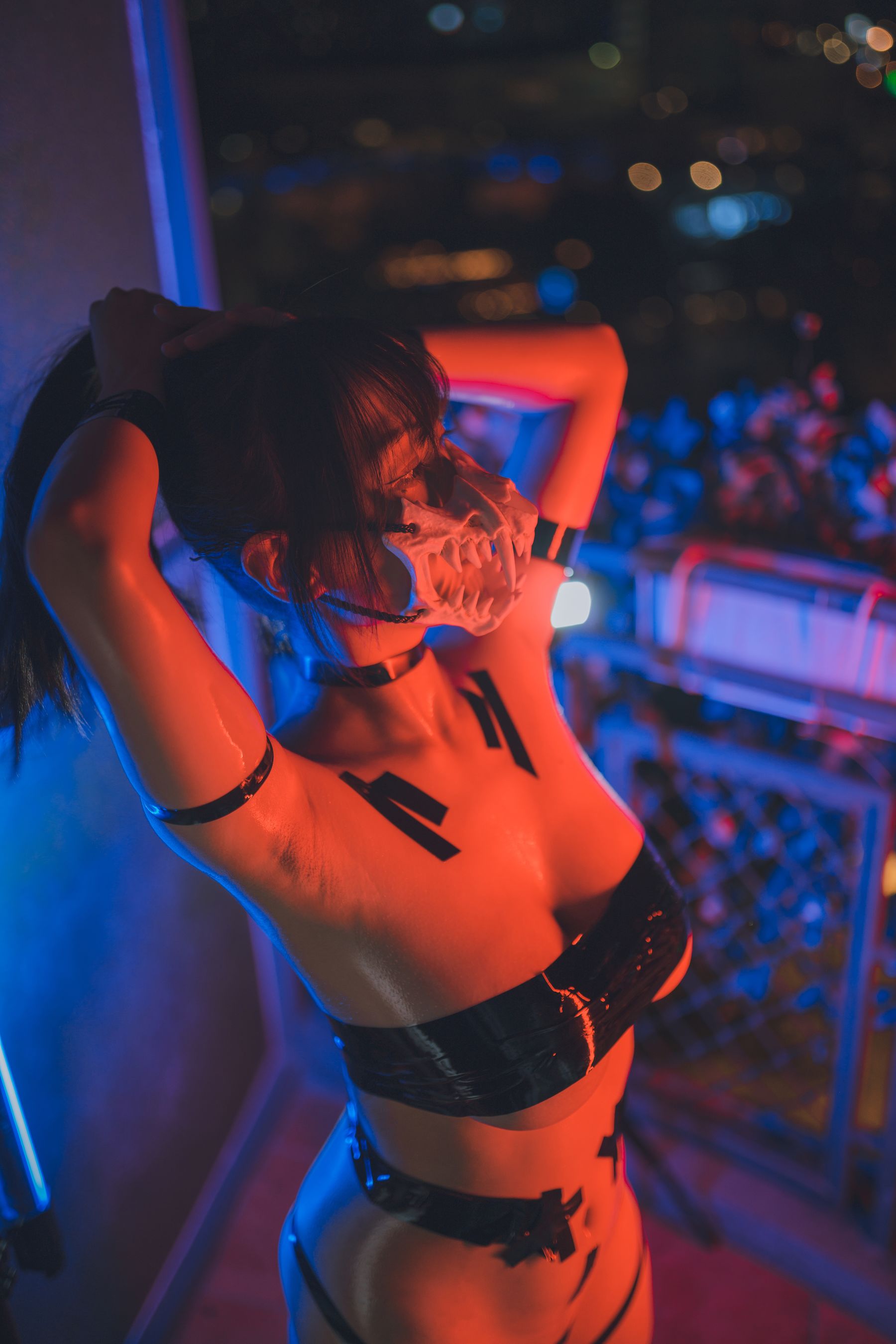 浅安安 – 黑胶带 [44P] - 秀人网免费无水印在线套图写真