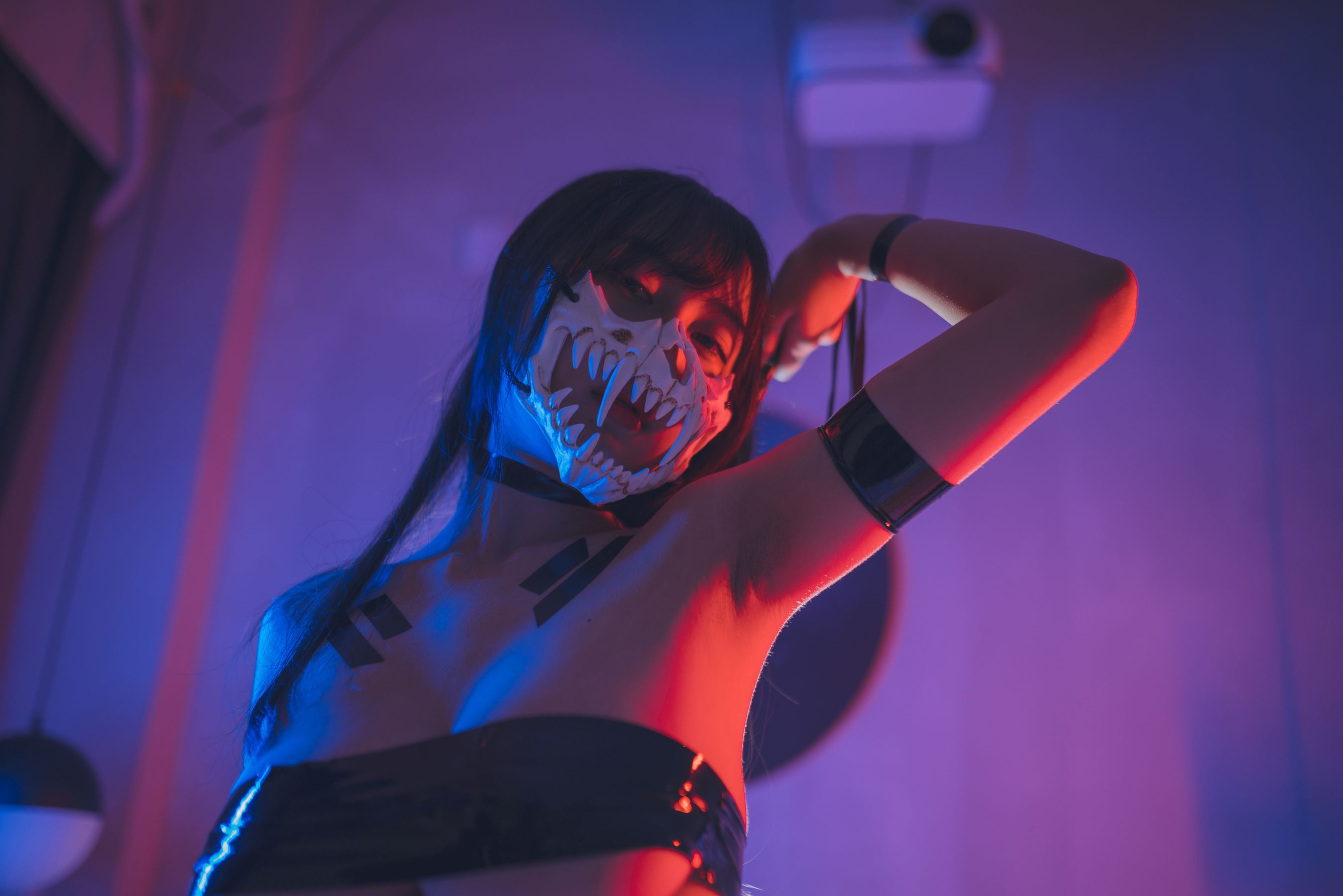 浅安安 – 黑胶带 [44P] - 秀人网免费无水印在线套图写真