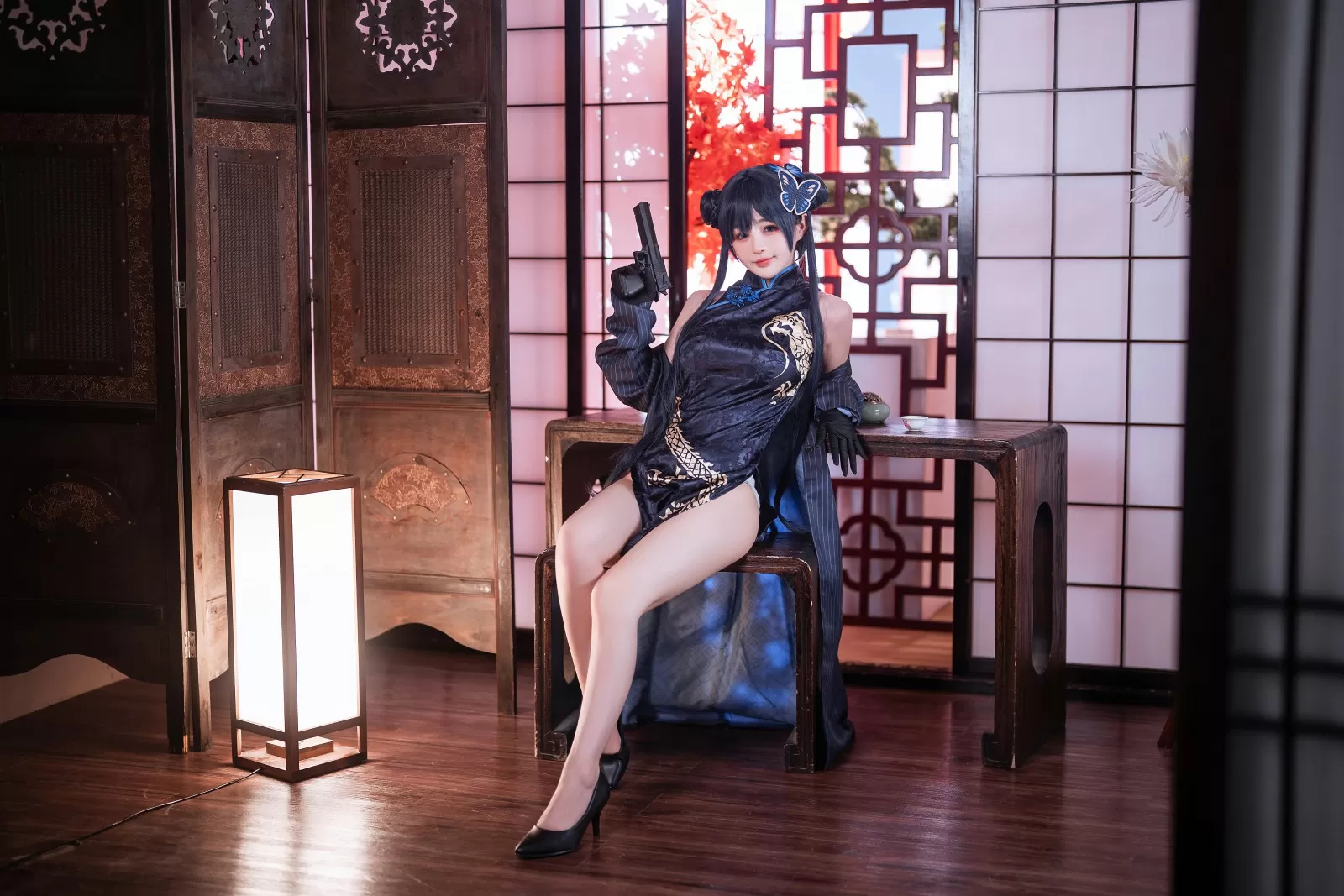 桜井宁宁 – 碧蓝航线 妃咲 [40P] - 秀人网免费无水印在线套图写真