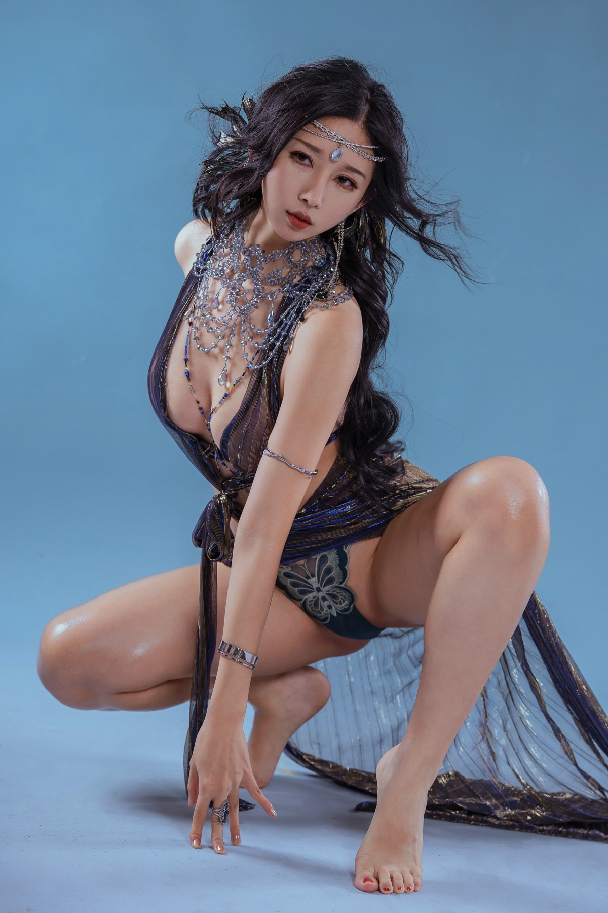 云溪溪 – 奶桃桃 塞壬七世·海妖 [28P] - 秀人网免费无水印在线套图写真