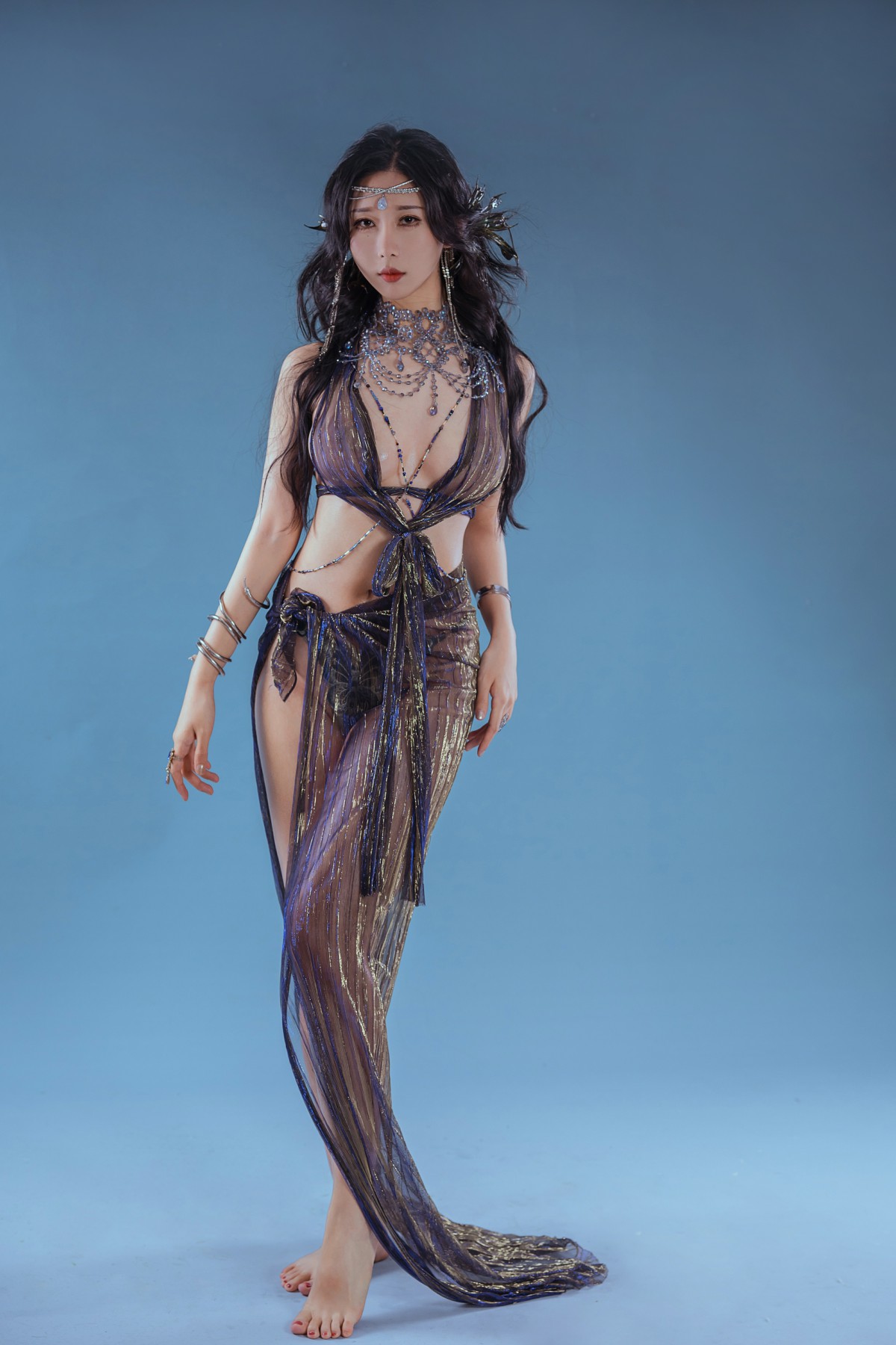 云溪溪 – 奶桃桃 塞壬七世·海妖 [28P] - 秀人网免费无水印在线套图写真