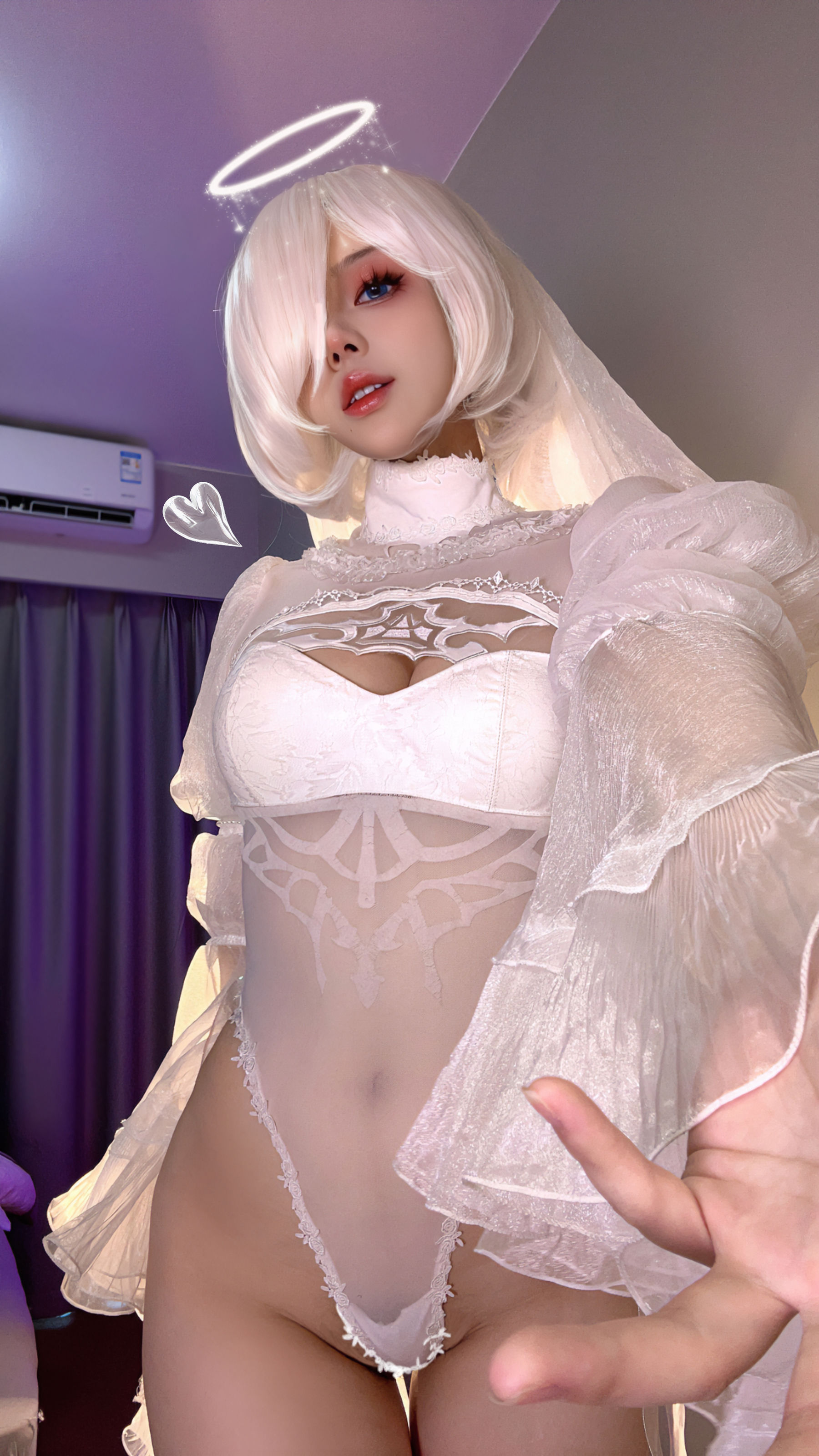 九言 – 2B的嫁衣 [42P] - 秀人网免费无水印在线套图写真