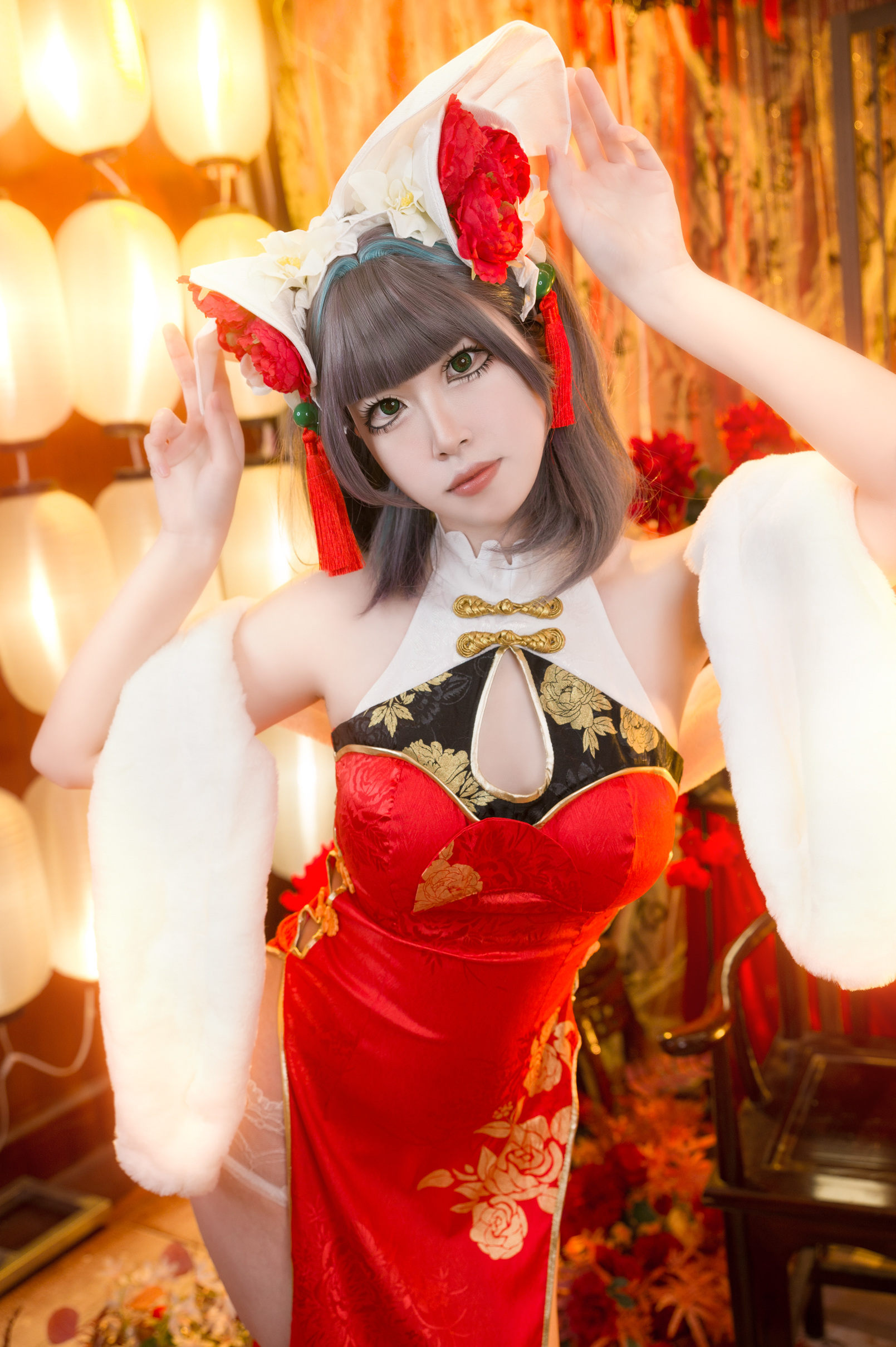 大米米球 – 柴郡猫猫 [30P] - 秀人网免费无水印在线套图写真