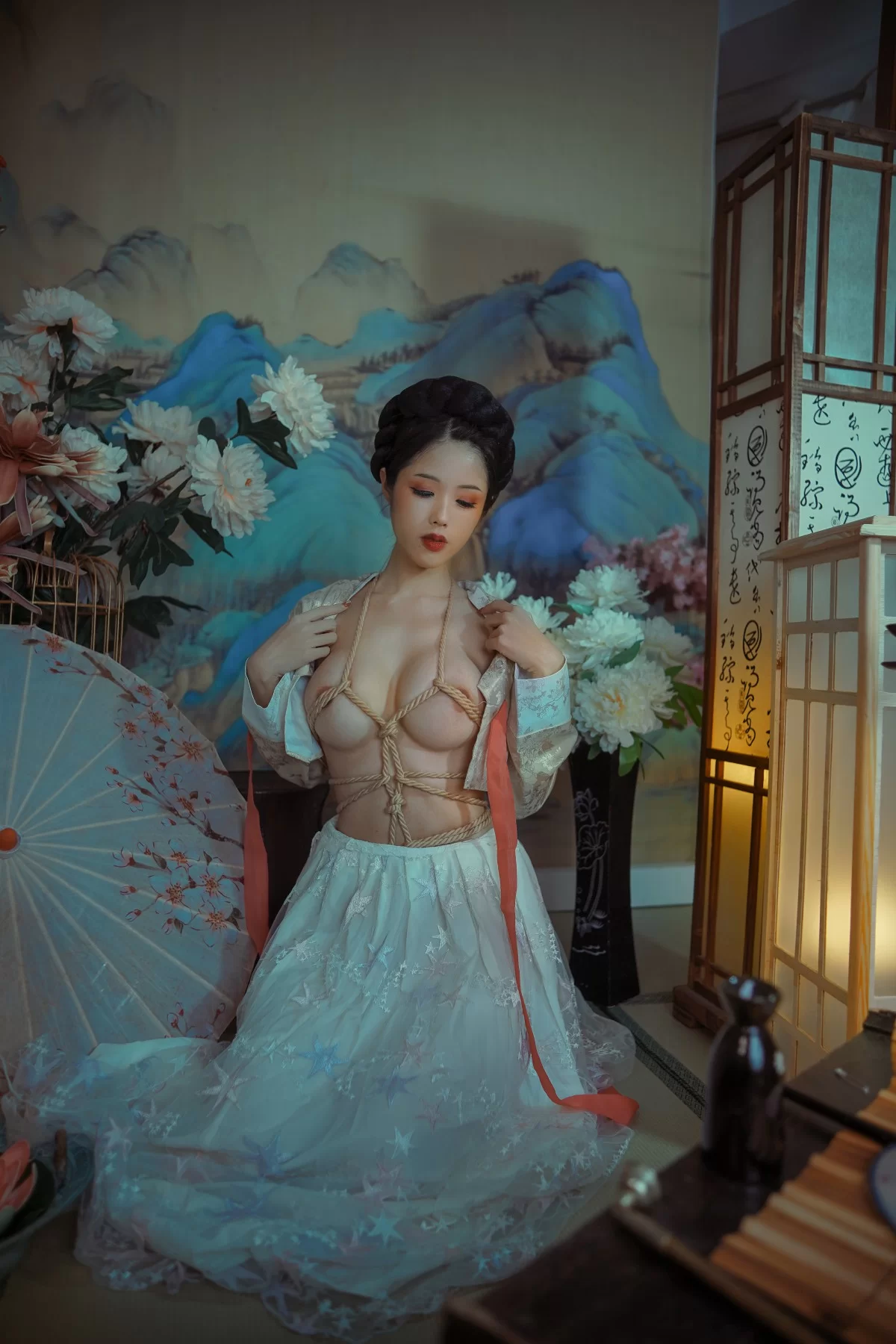 钛合金TiTi – 霜花店 [55P] - 秀人网免费无水印在线套图写真