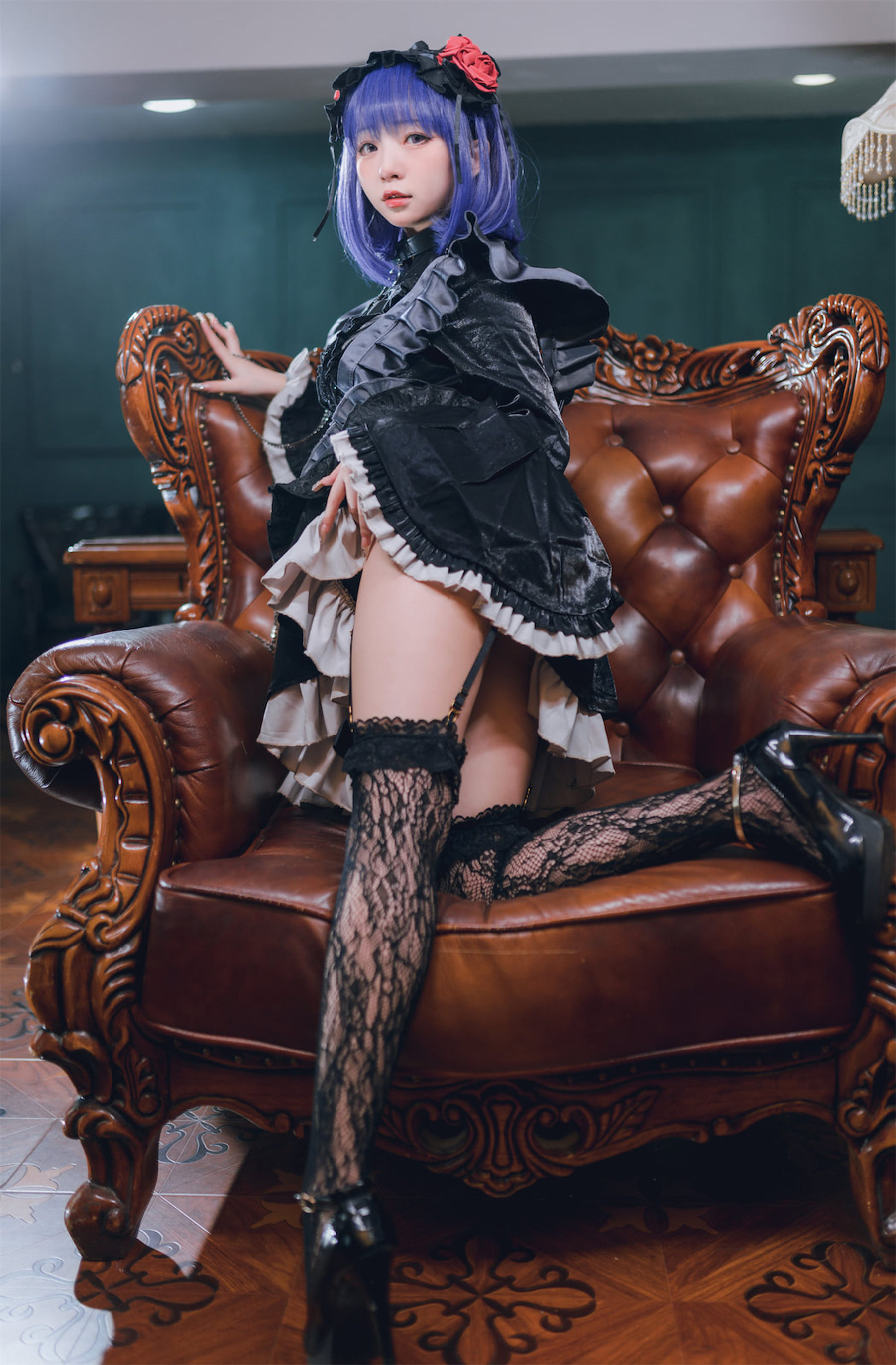 花铃 – 喜多川海梦 黑江雫 [40P] - 秀人网免费无水印在线套图写真