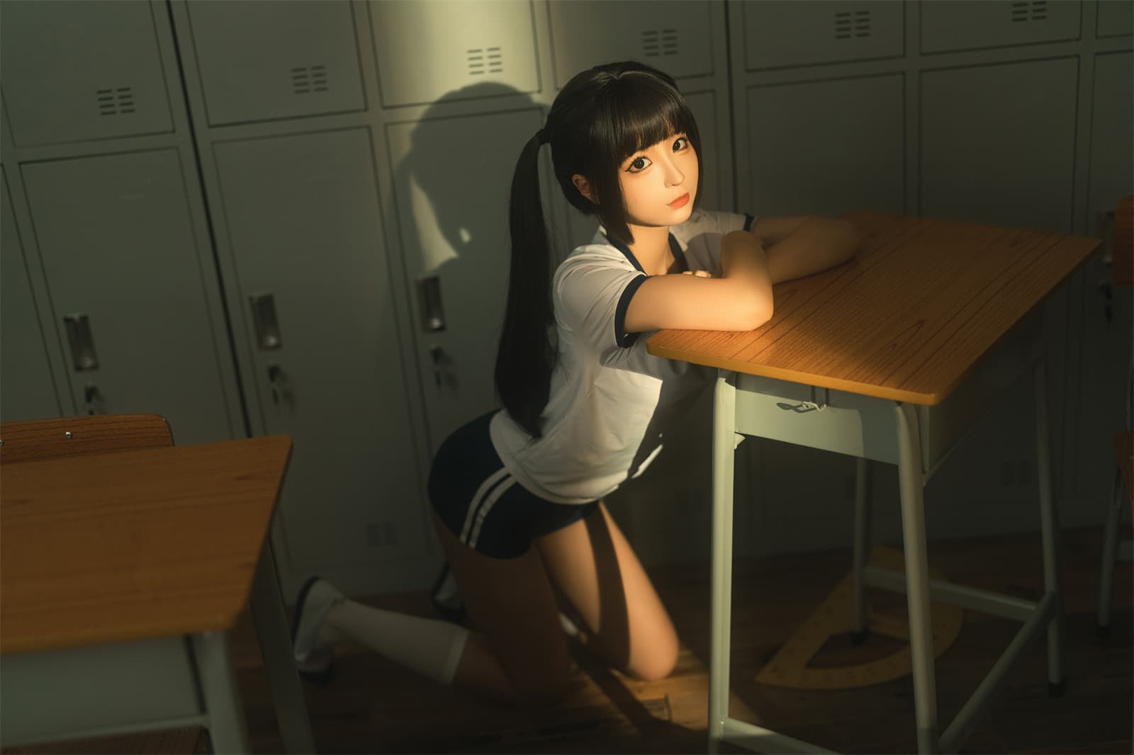 蠢沫沫 – 午后课间-可爱粉裙 [45P] - 秀人网免费无水印在线套图写真