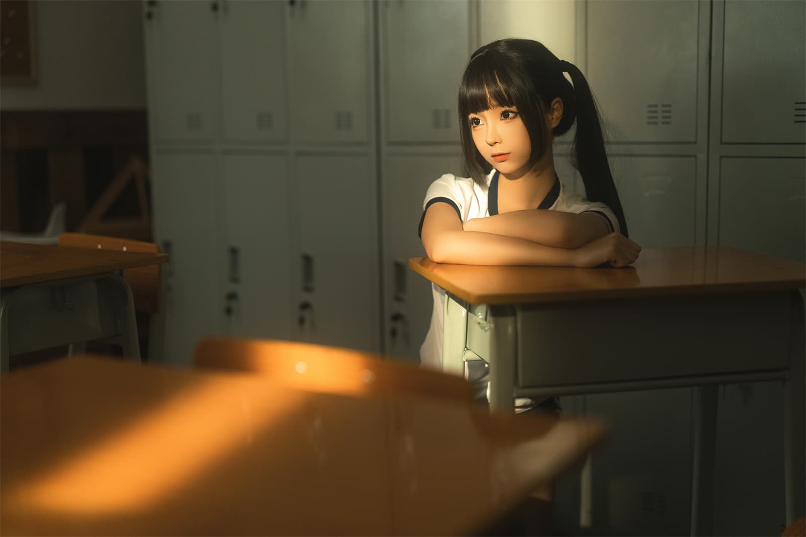 蠢沫沫 – 午后课间-可爱粉裙 [45P] - 秀人网免费无水印在线套图写真