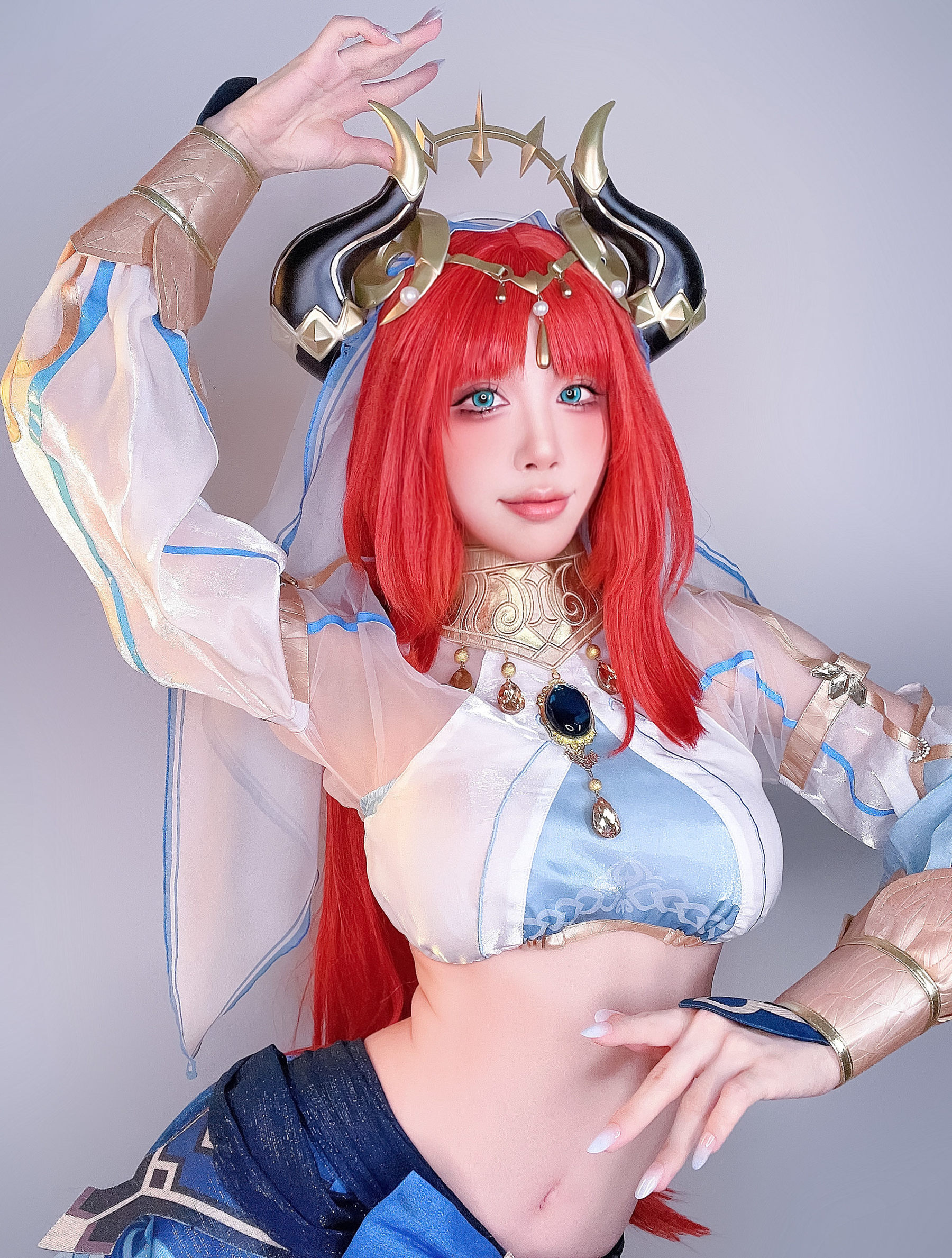 动漫博主水淼aqua – 原神 妮露 [26P] - 秀人网免费无水印在线套图写真