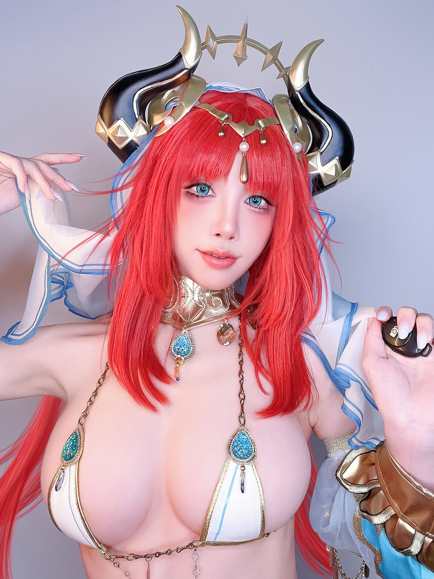 动漫博主水淼aqua – 原神 妮露 [26P] - 秀人网免费无水印在线套图写真