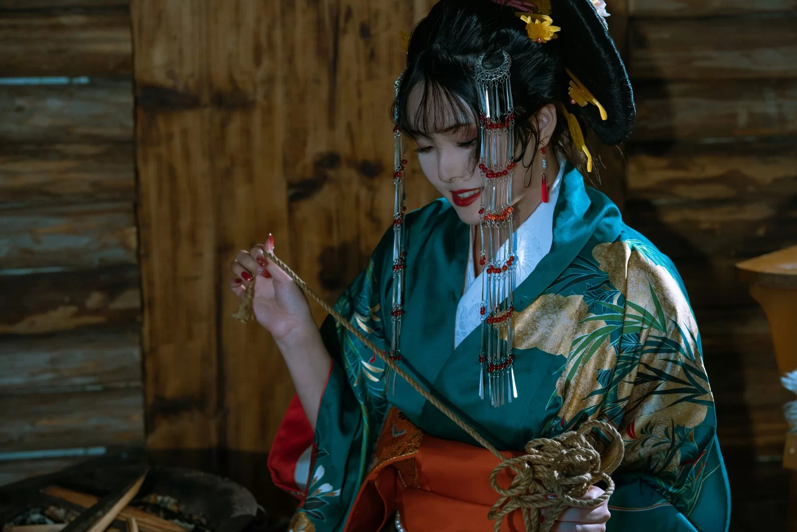 云溪溪×星澜×夏夏子 – 花魁X忍者 [59P] - 秀人网免费无水印在线套图写真