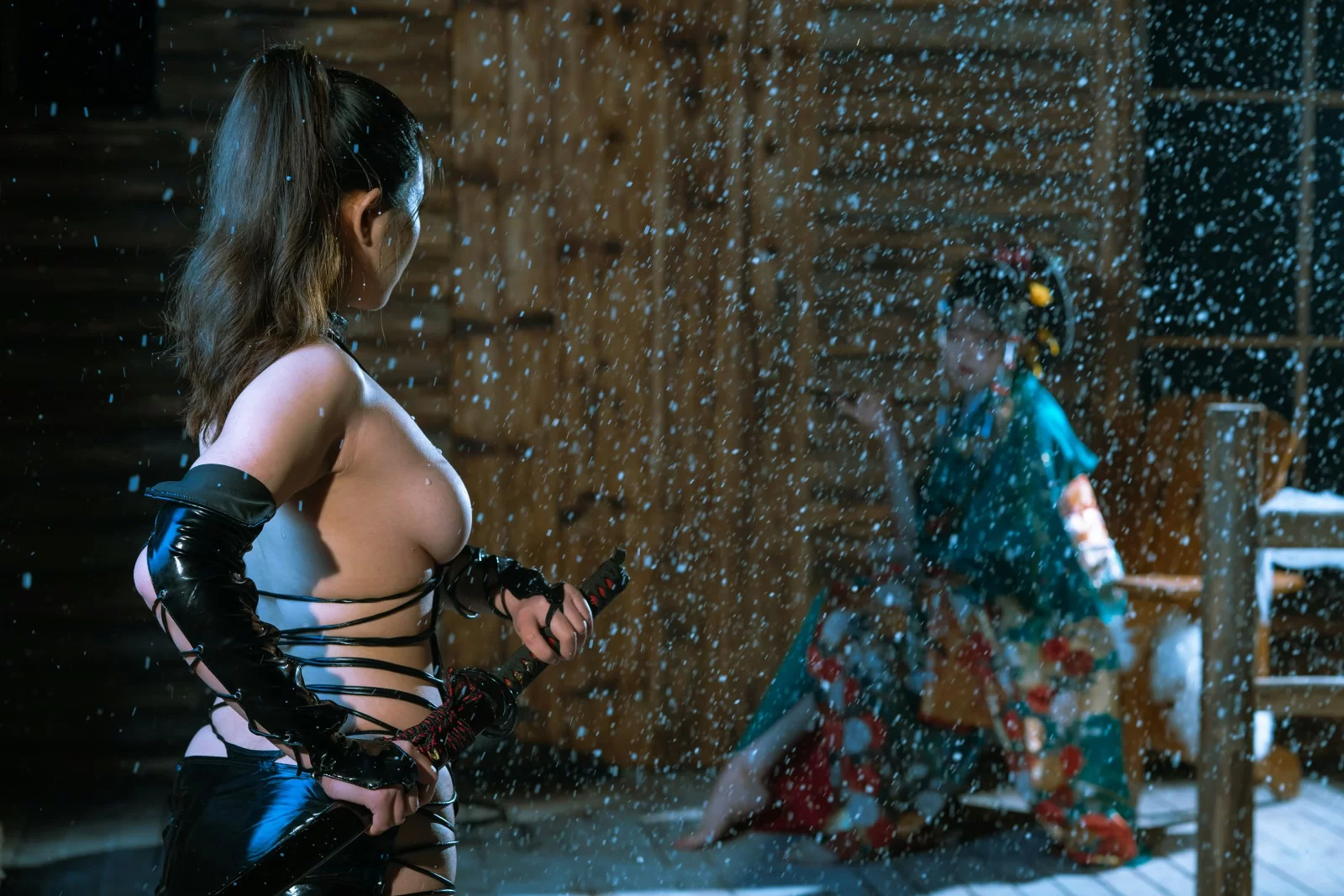 云溪溪×星澜×夏夏子 – 花魁X忍者 [59P] - 秀人网免费无水印在线套图写真