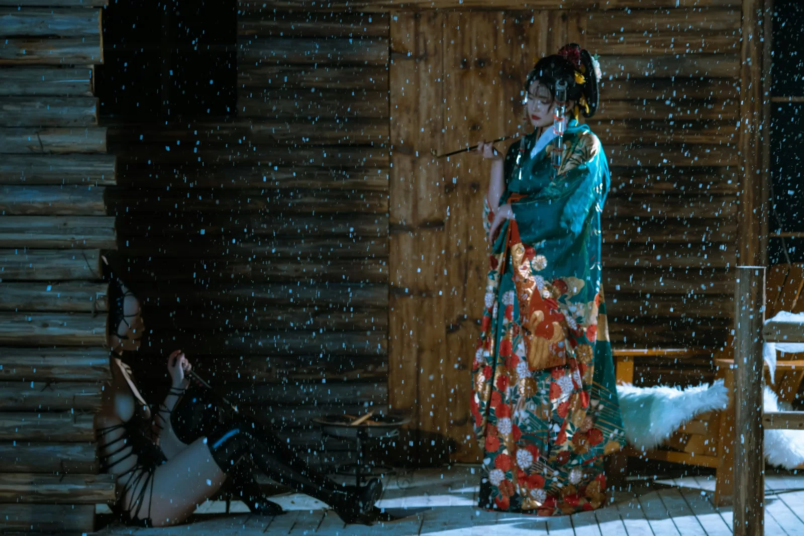 云溪溪×星澜×夏夏子 – 花魁X忍者 [59P] - 秀人网免费无水印在线套图写真