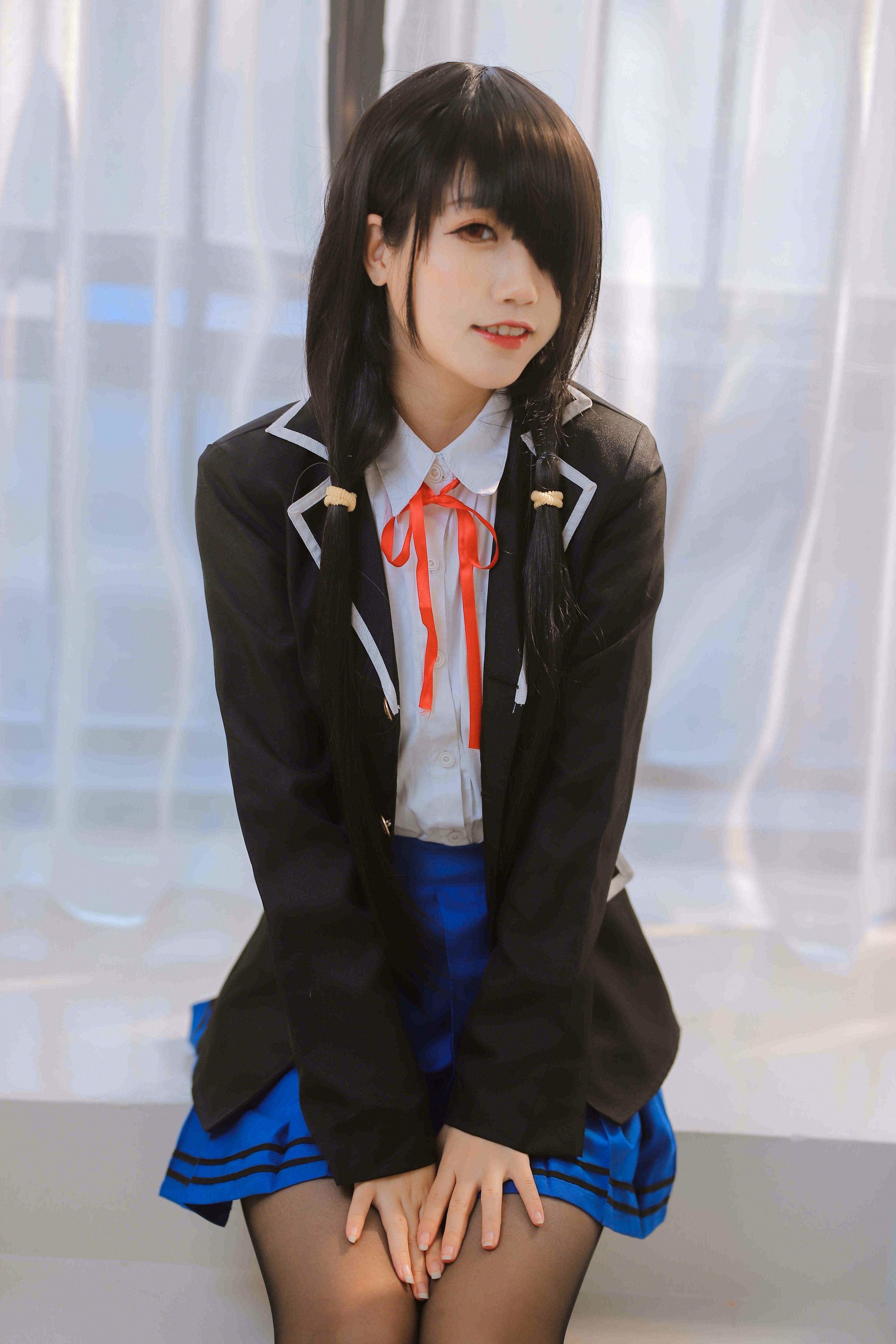 不呆猫 – 狂三黑丝白丝 [52P] - 秀人网免费无水印在线套图写真