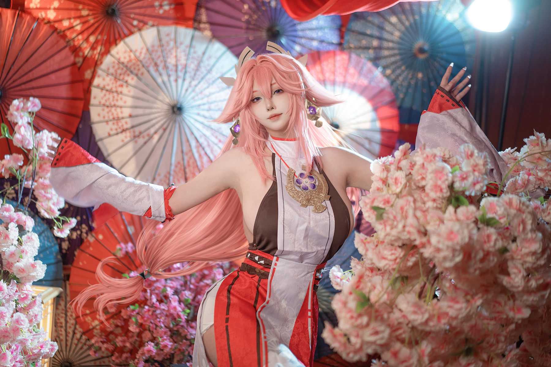 萌妹菌烨tako – 八重神子 [12P] - 秀人网免费无水印在线套图写真