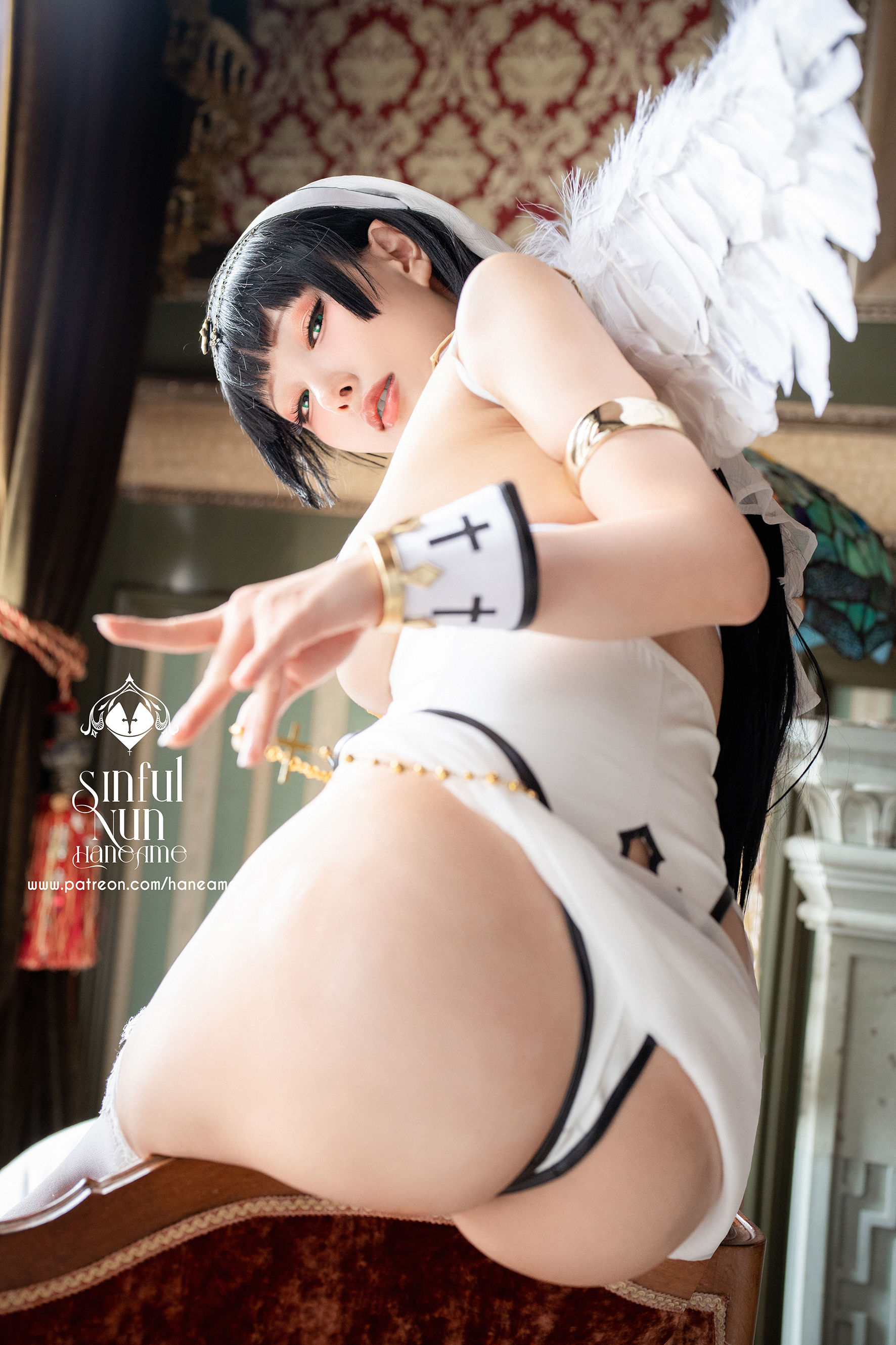 Hane Ame 雨波写真 – Original Sinful Nun Angel [34P] - 秀人网免费无水印在线套图写真