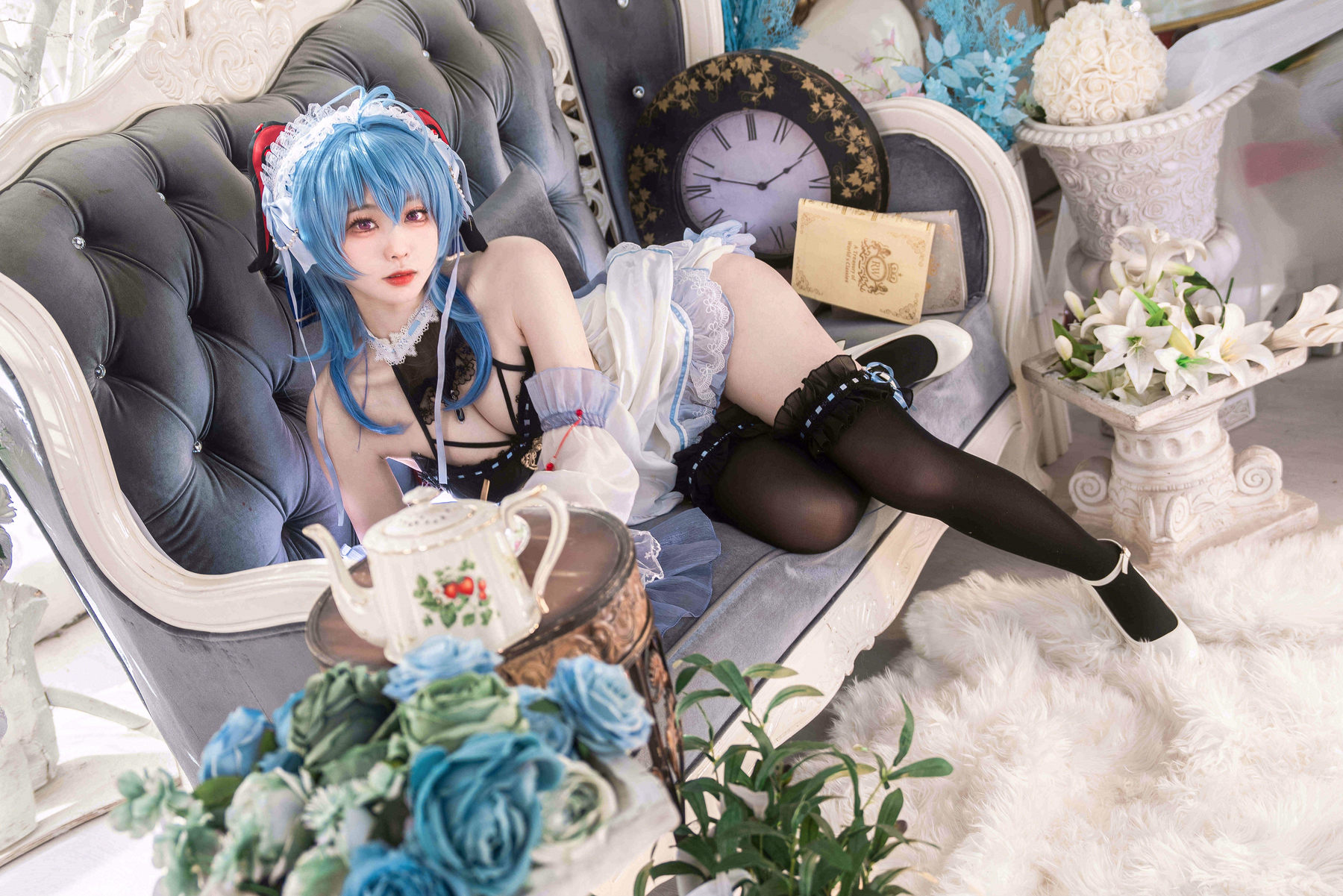 安食Ajiki – 原神 甘雨 [48P] - 秀人网免费无水印在线套图写真